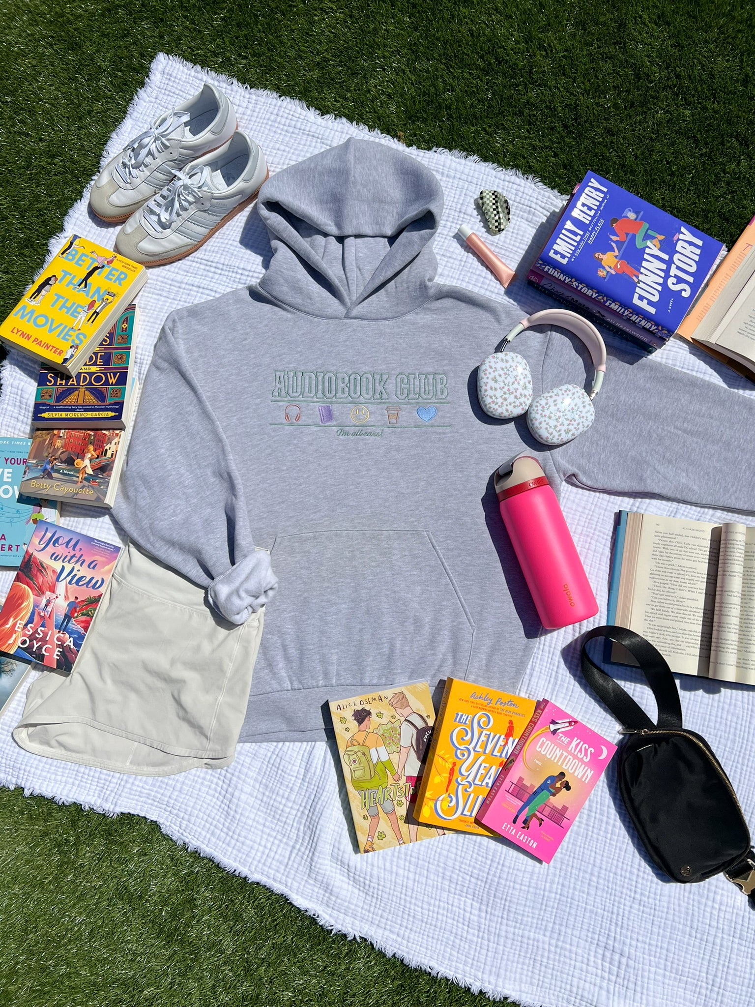 Audiobook Club Embroidered Hoodie