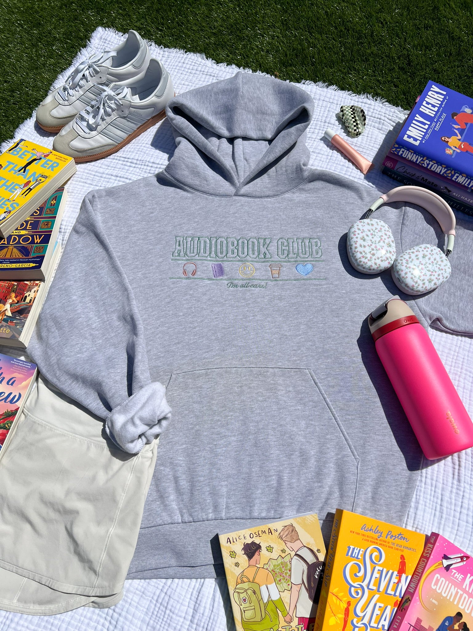 Audiobook Club Embroidered Hoodie