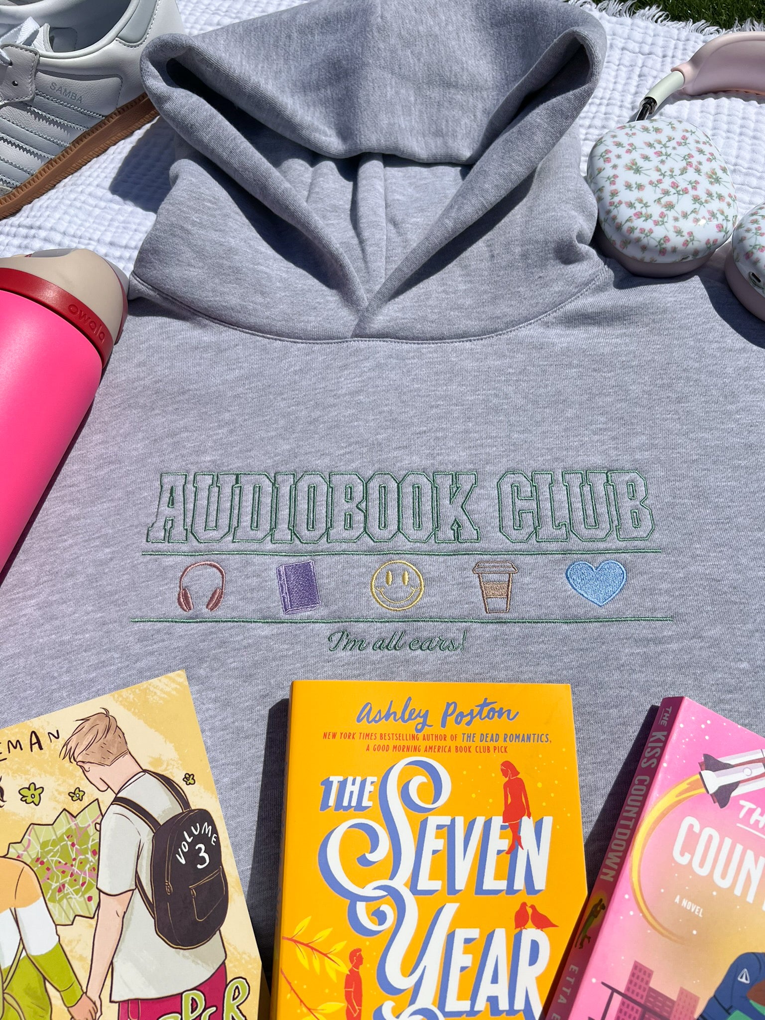 Audiobook Club Embroidered Hoodie