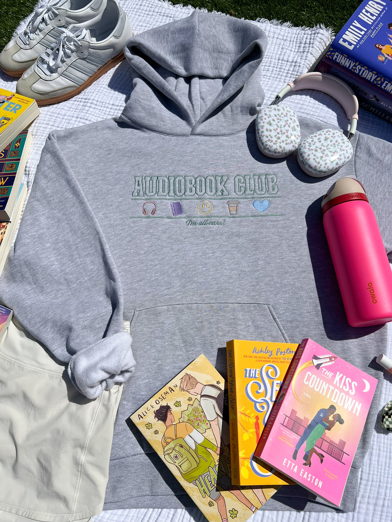 Audiobook Club Embroidered Hoodie