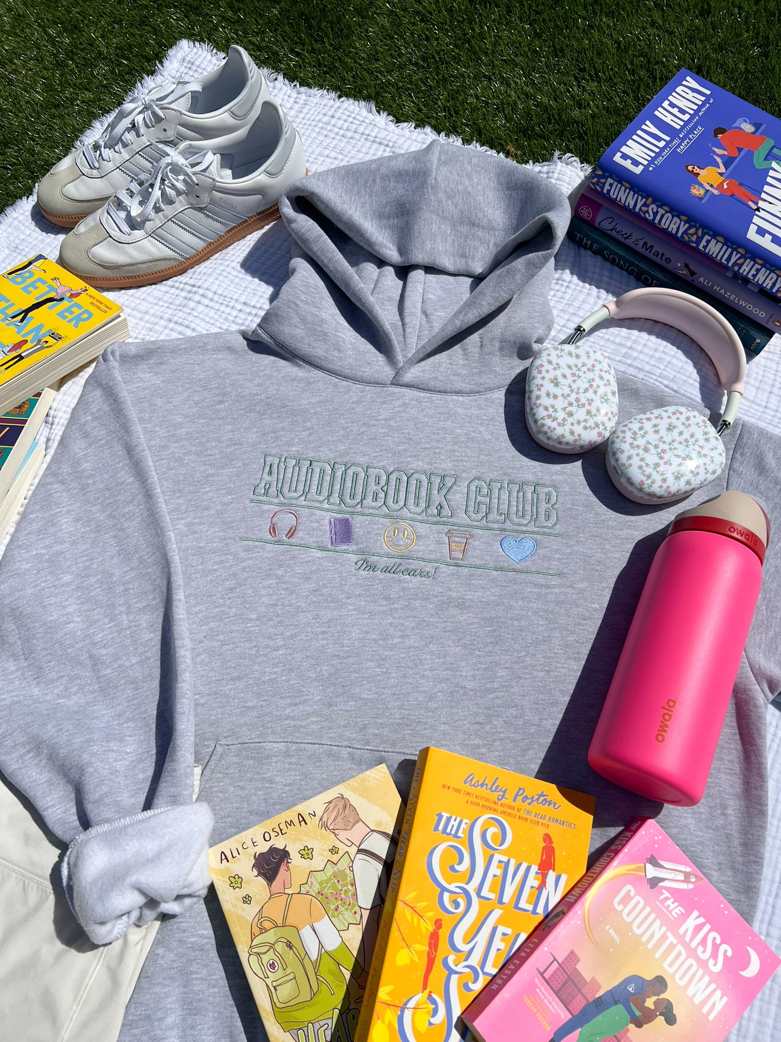 Audiobook Club Embroidered Hoodie
