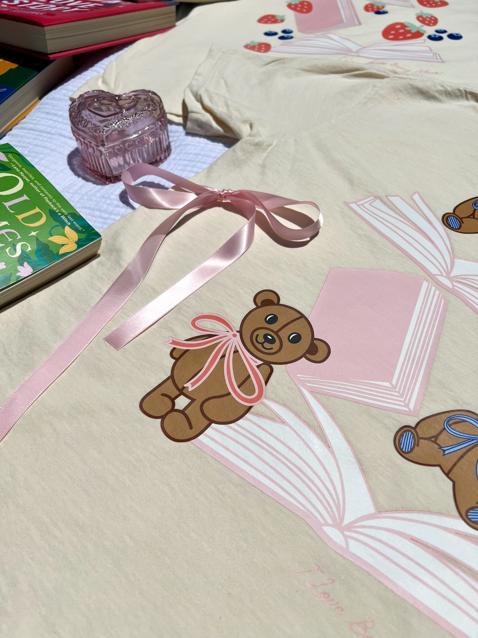I Love Books Berry/Beary Much T-Shirt