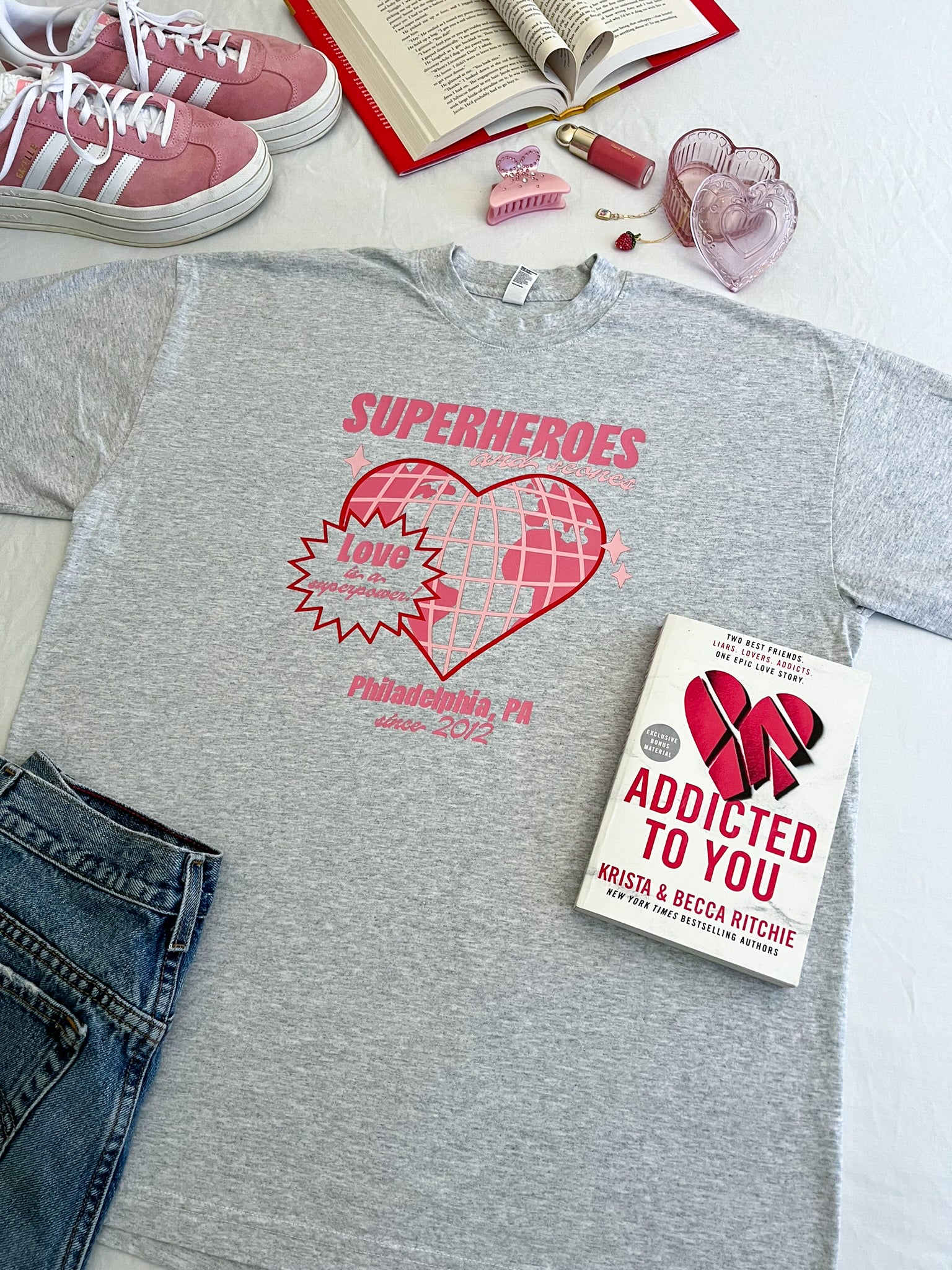 Superheroes and Scones T-Shirt (Addicted)