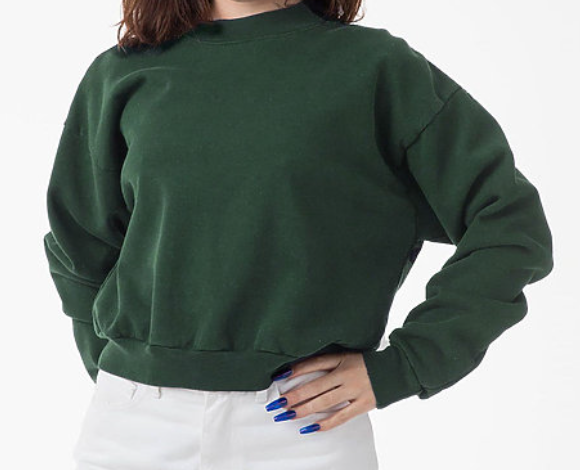 ANA HUANG™ Harper Security Cropped Crewneck (Twisted Lies)
