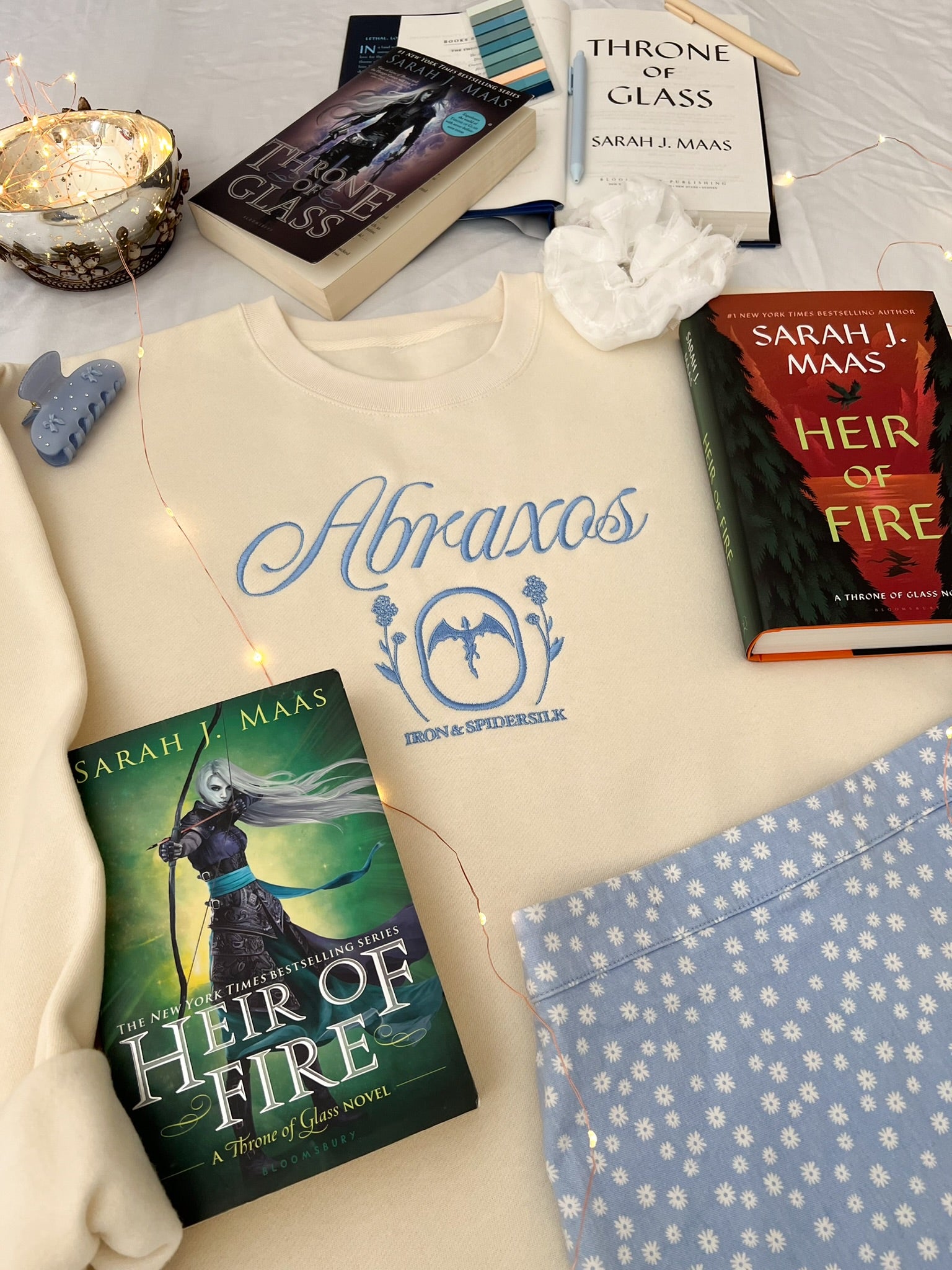 Abraxos Embroidered Crewneck (Throne of Glass)