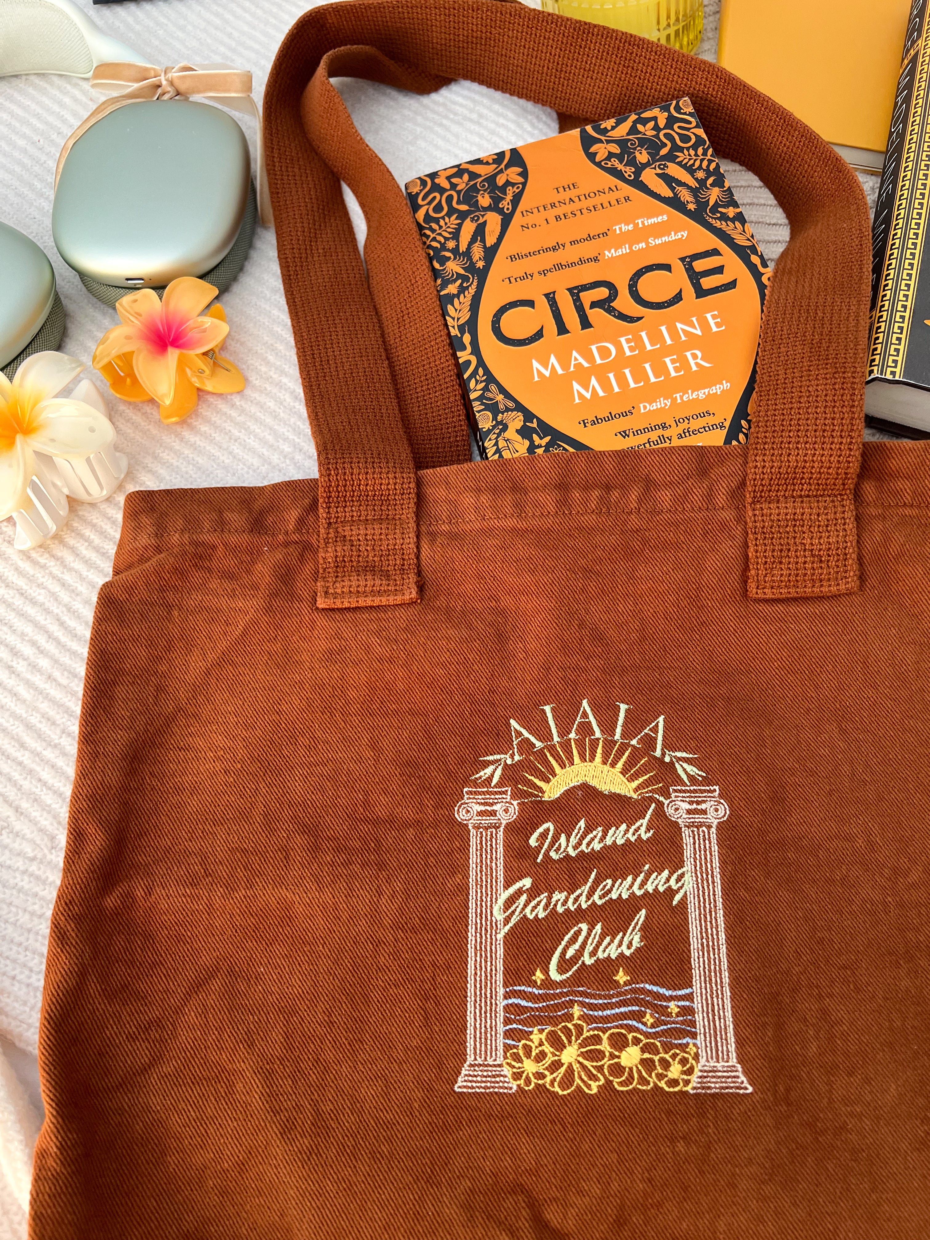 Aiaia Island Gardening Club Tote Bag