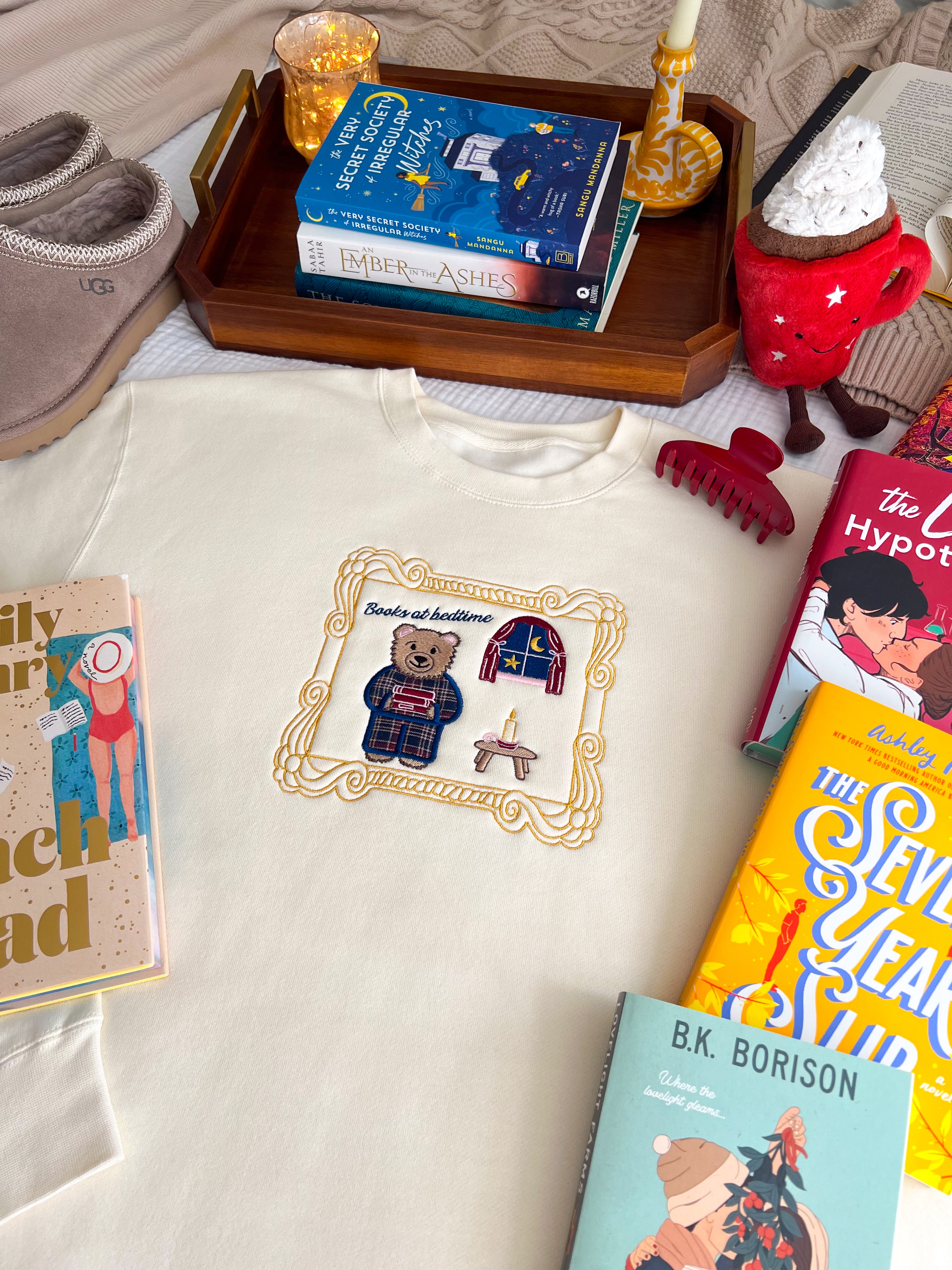 Books at Bedtime Bear Crewneck