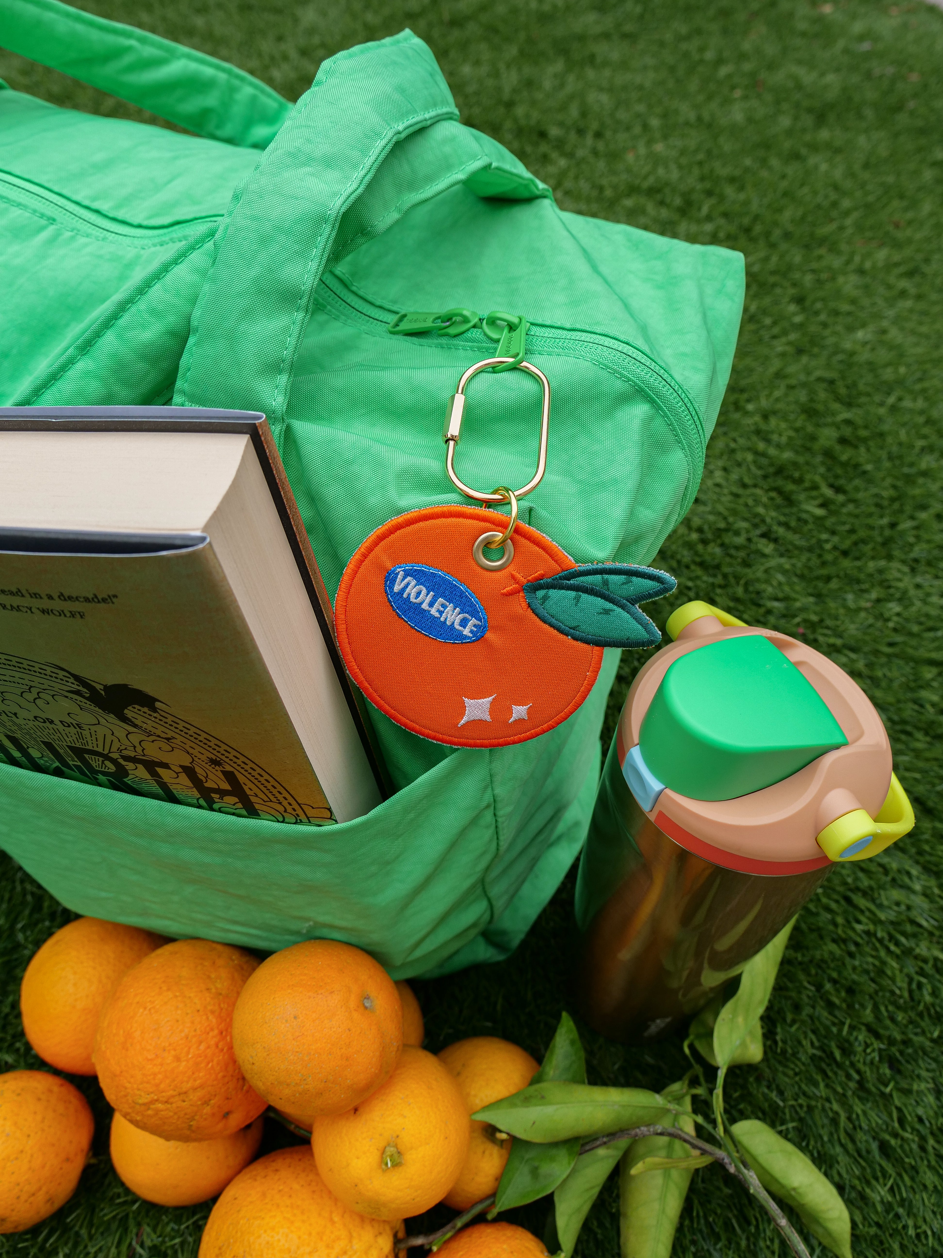 Orange Violence Bag Charm (Fourth Wing)