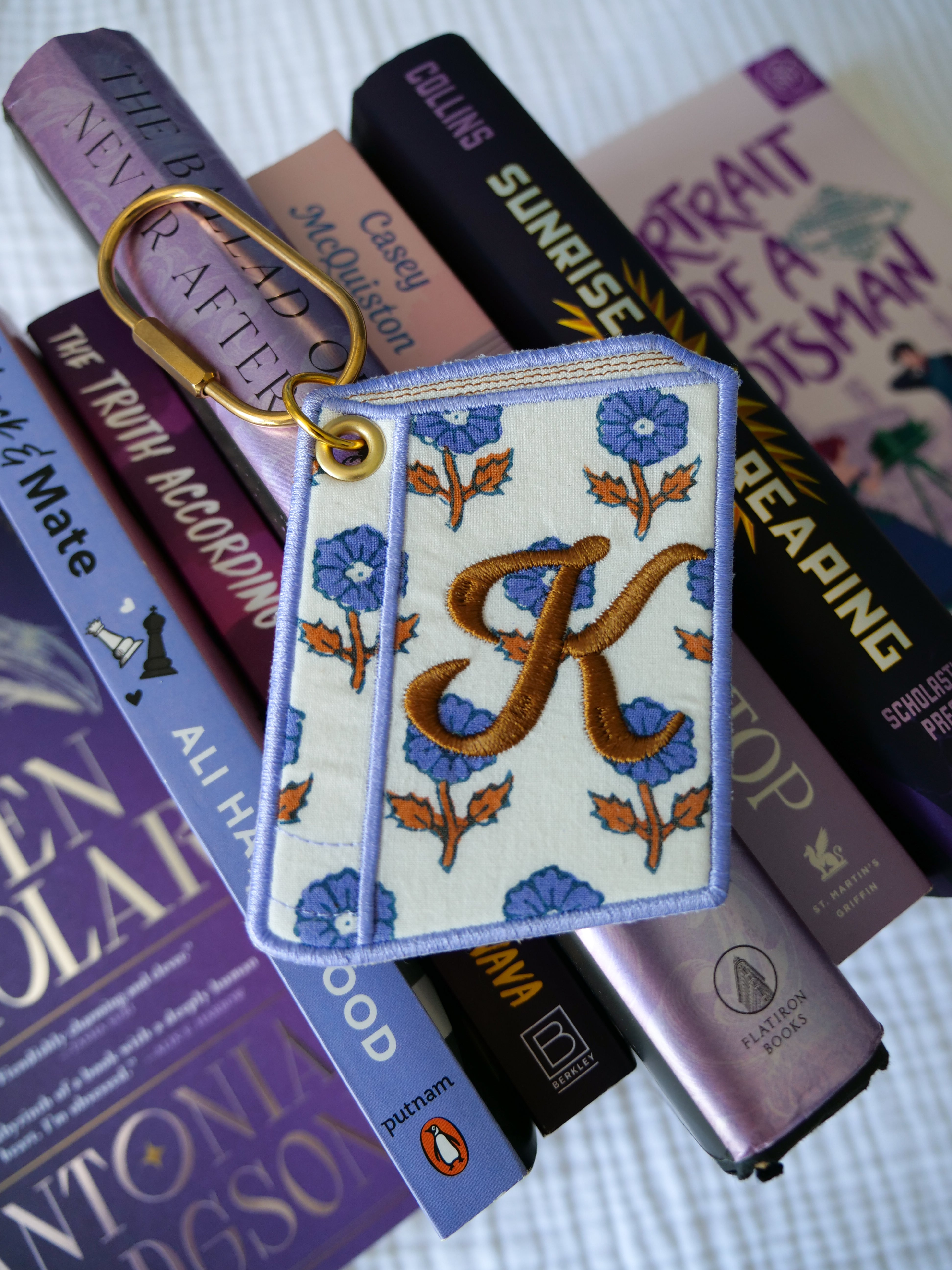 Personalized Book Bag Charms