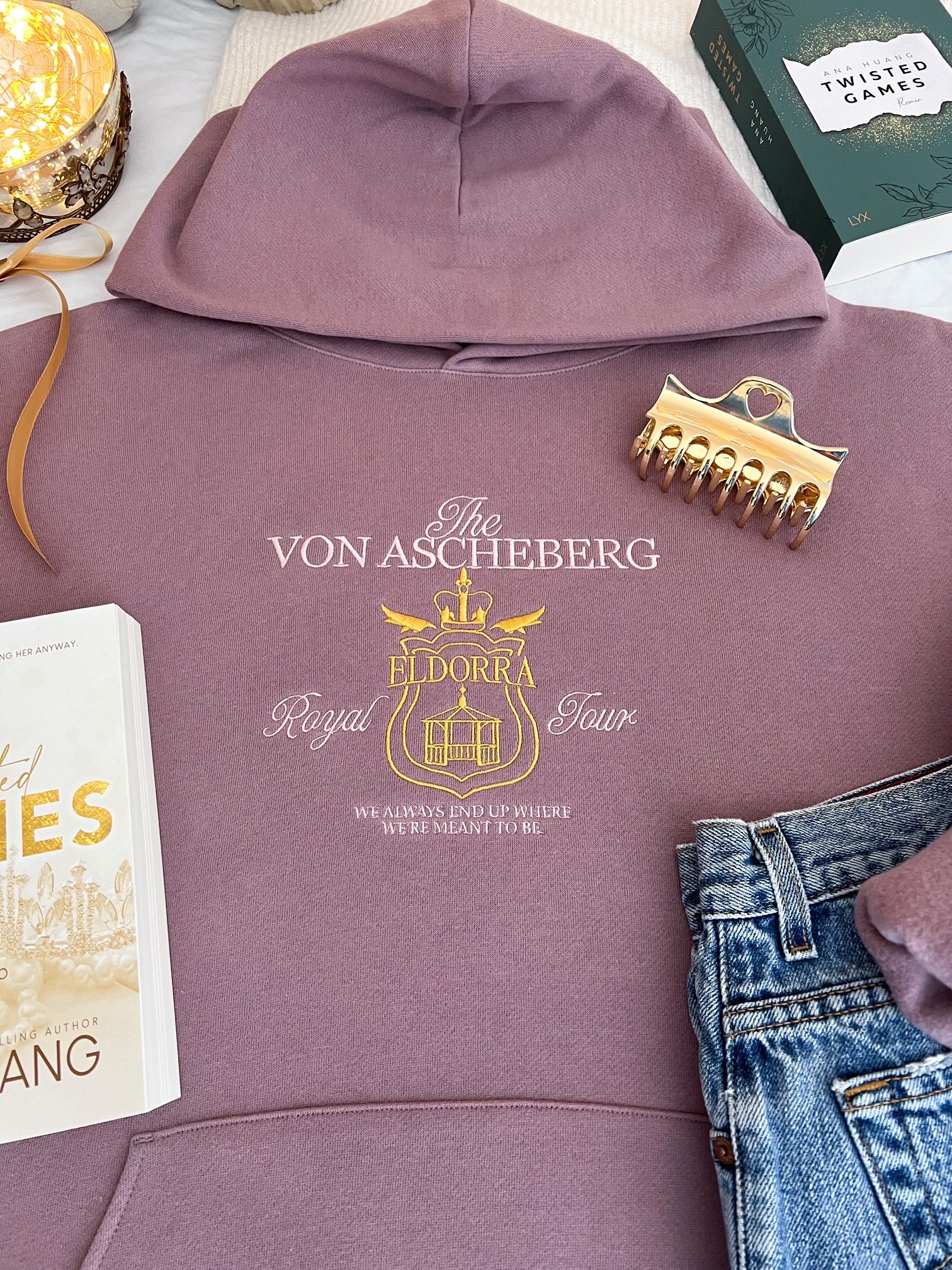 ANA HUANG™ Von Ascheberg Royal Tour Embroidered Hoodie (Twisted Games)