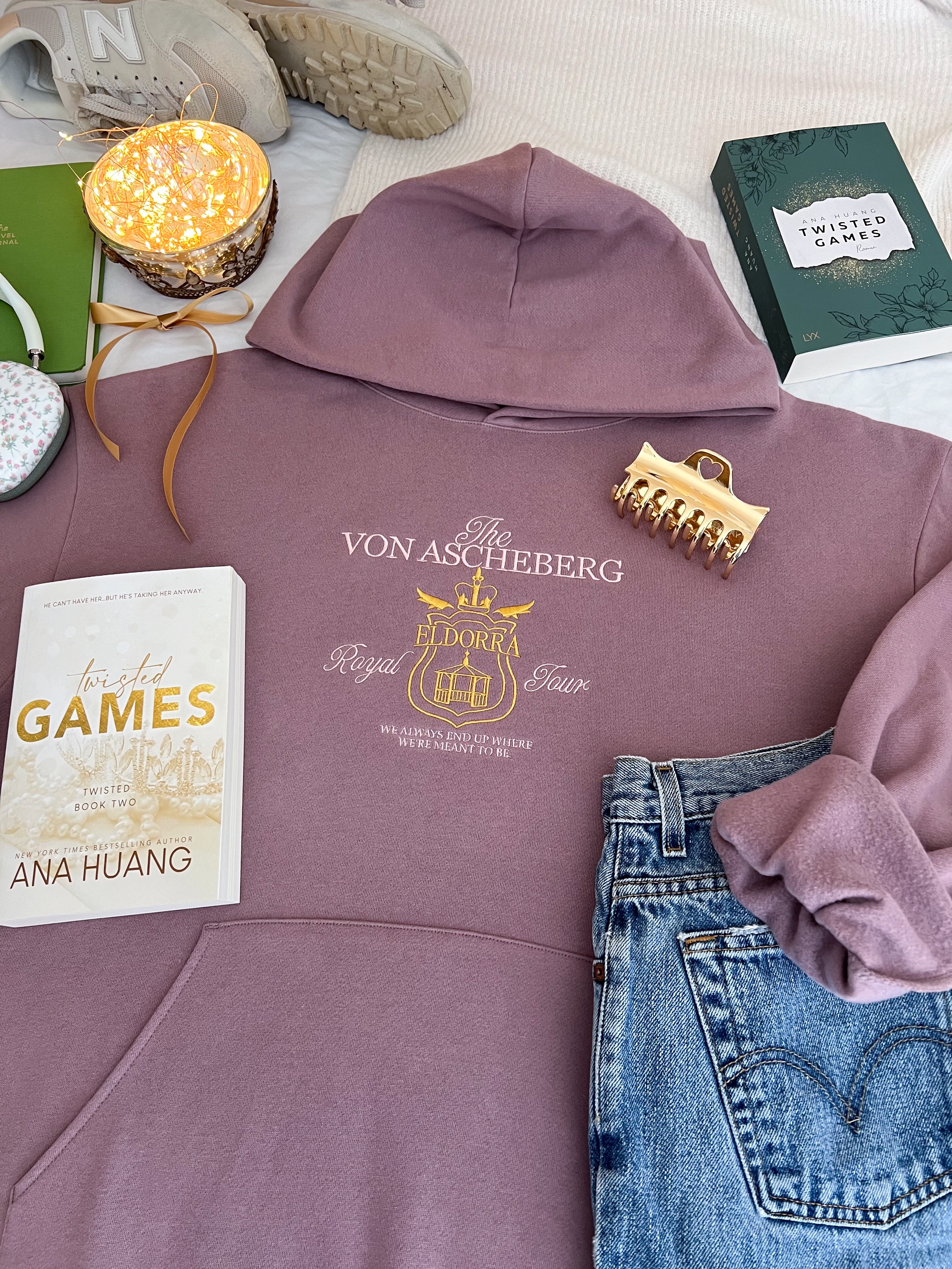 ANA HUANG™ Von Ascheberg Royal Tour Embroidered Hoodie (Twisted Games)