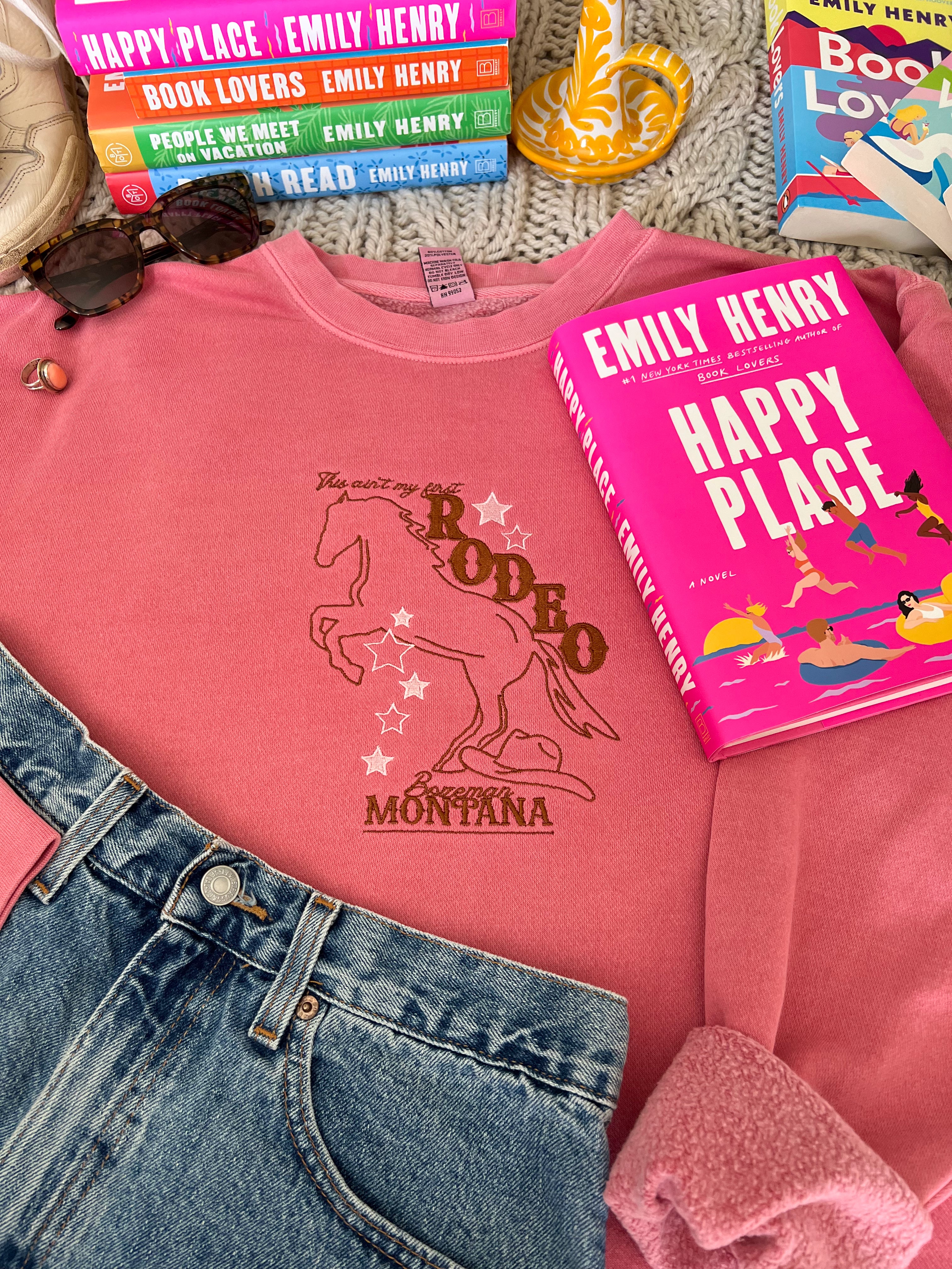 My First Rodeo Embroidered Crewneck