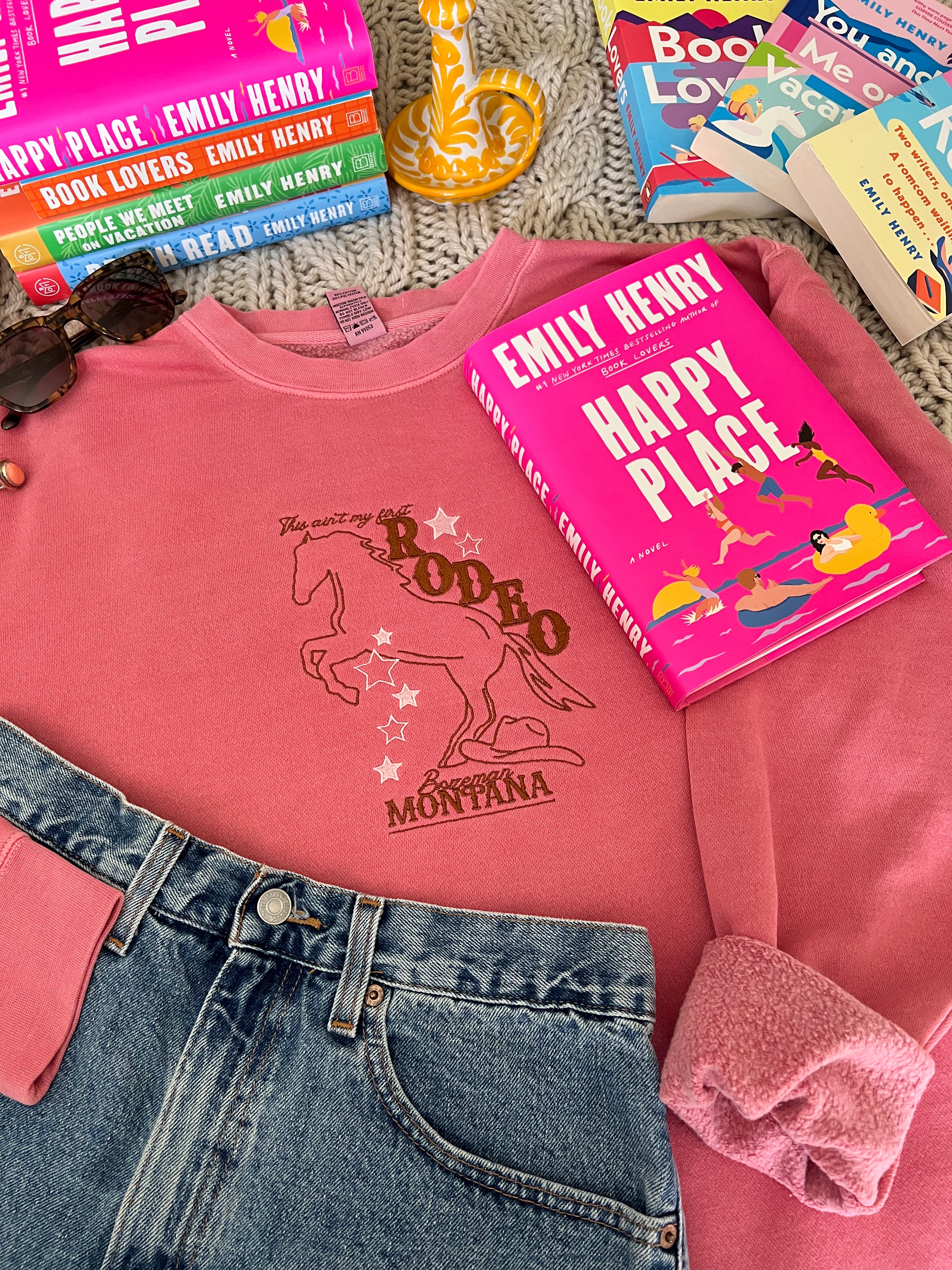 My First Rodeo Embroidered Crewneck