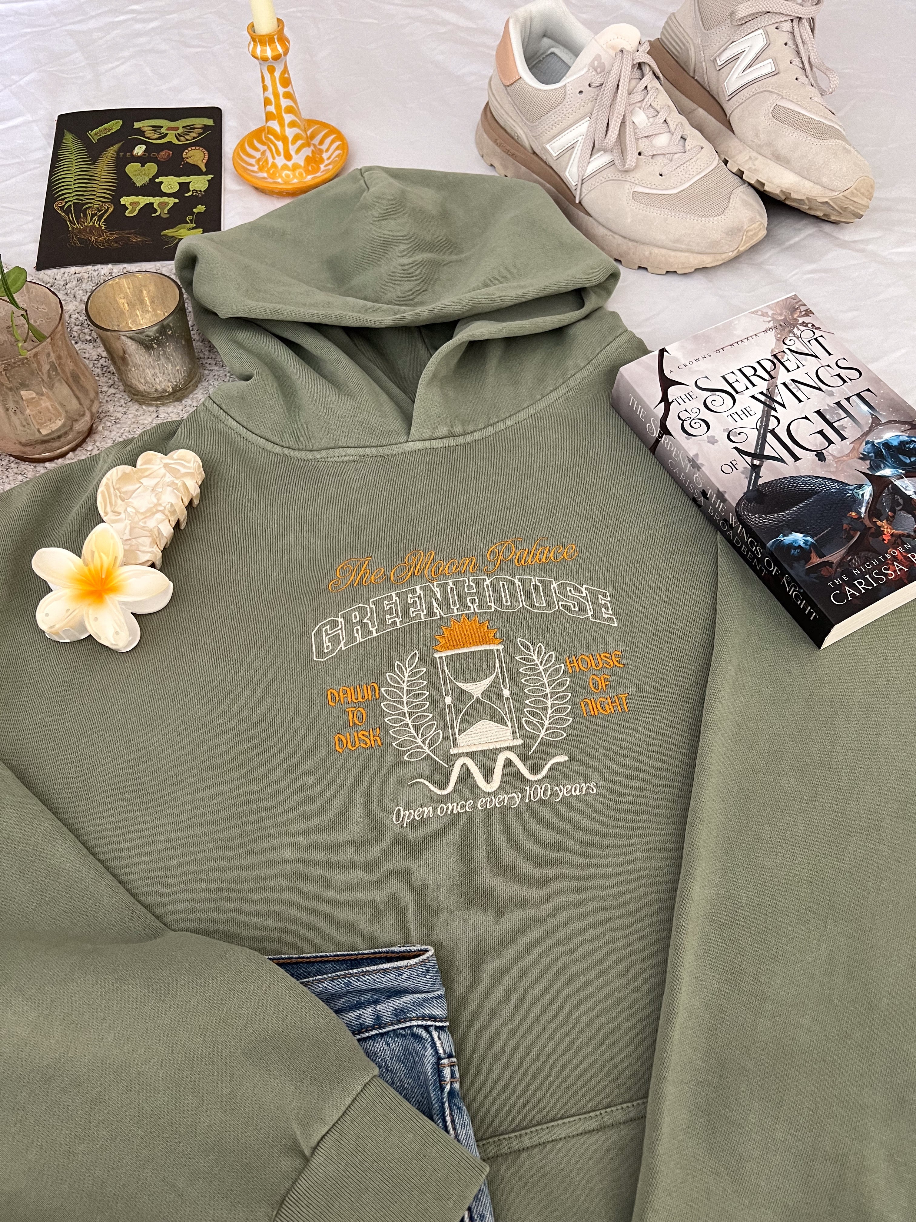 Moon Palace Greenhouse Embroidered Hoodie (Crowns of Nyaxia)