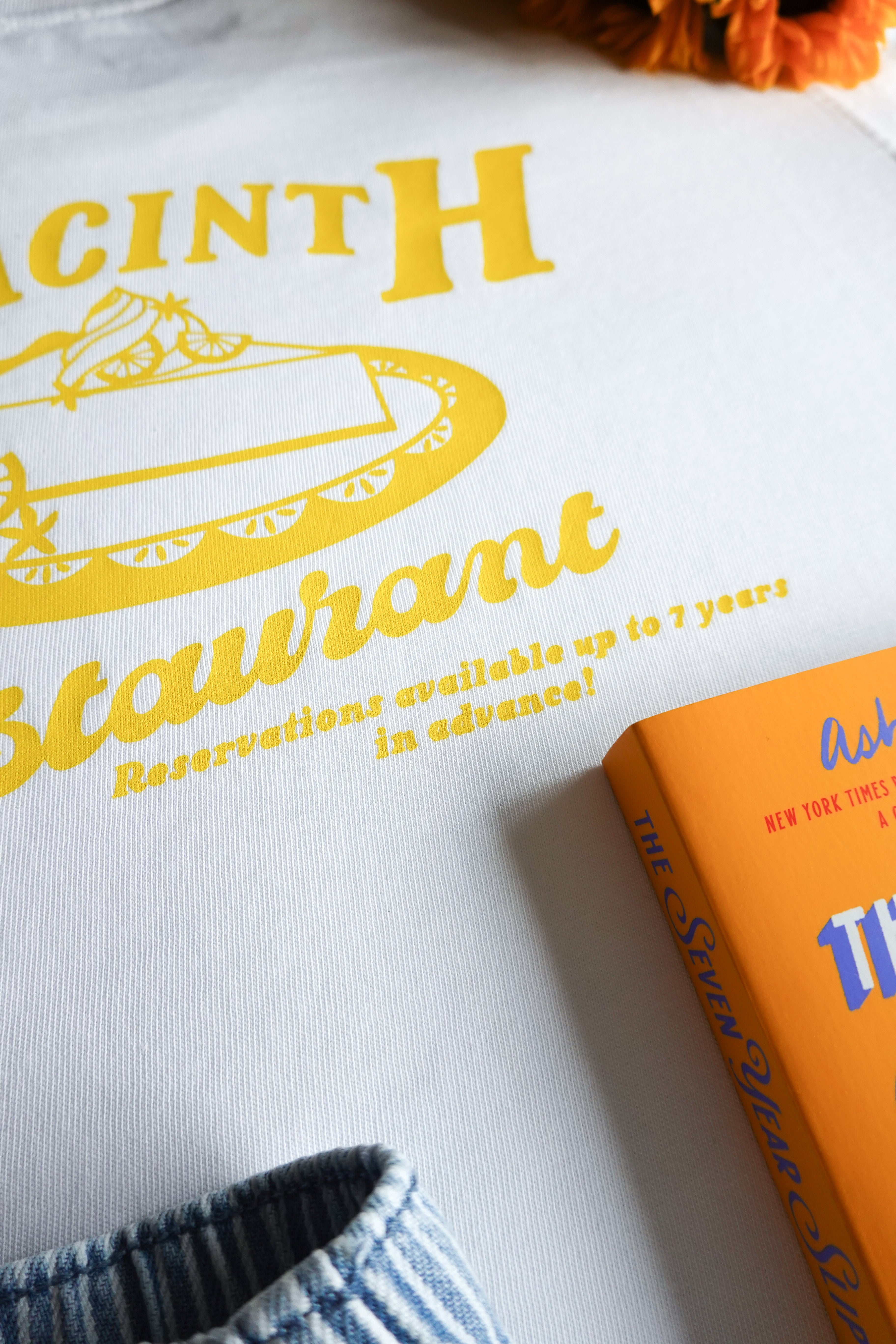 Hyacinth Restaurant T-Shirt (The Seven Year Slip)