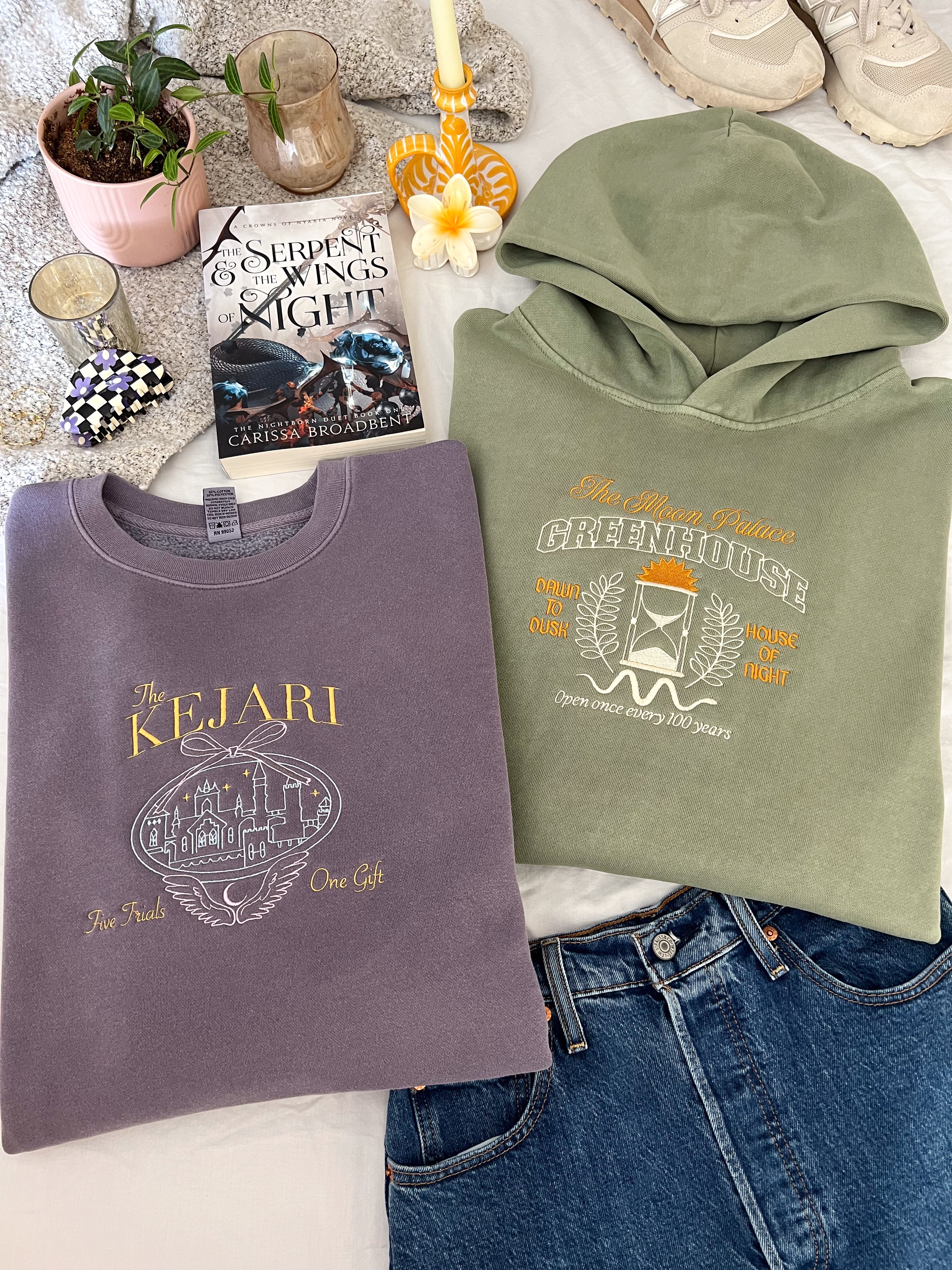 Moon Palace Greenhouse Embroidered Hoodie (Crowns of Nyaxia)