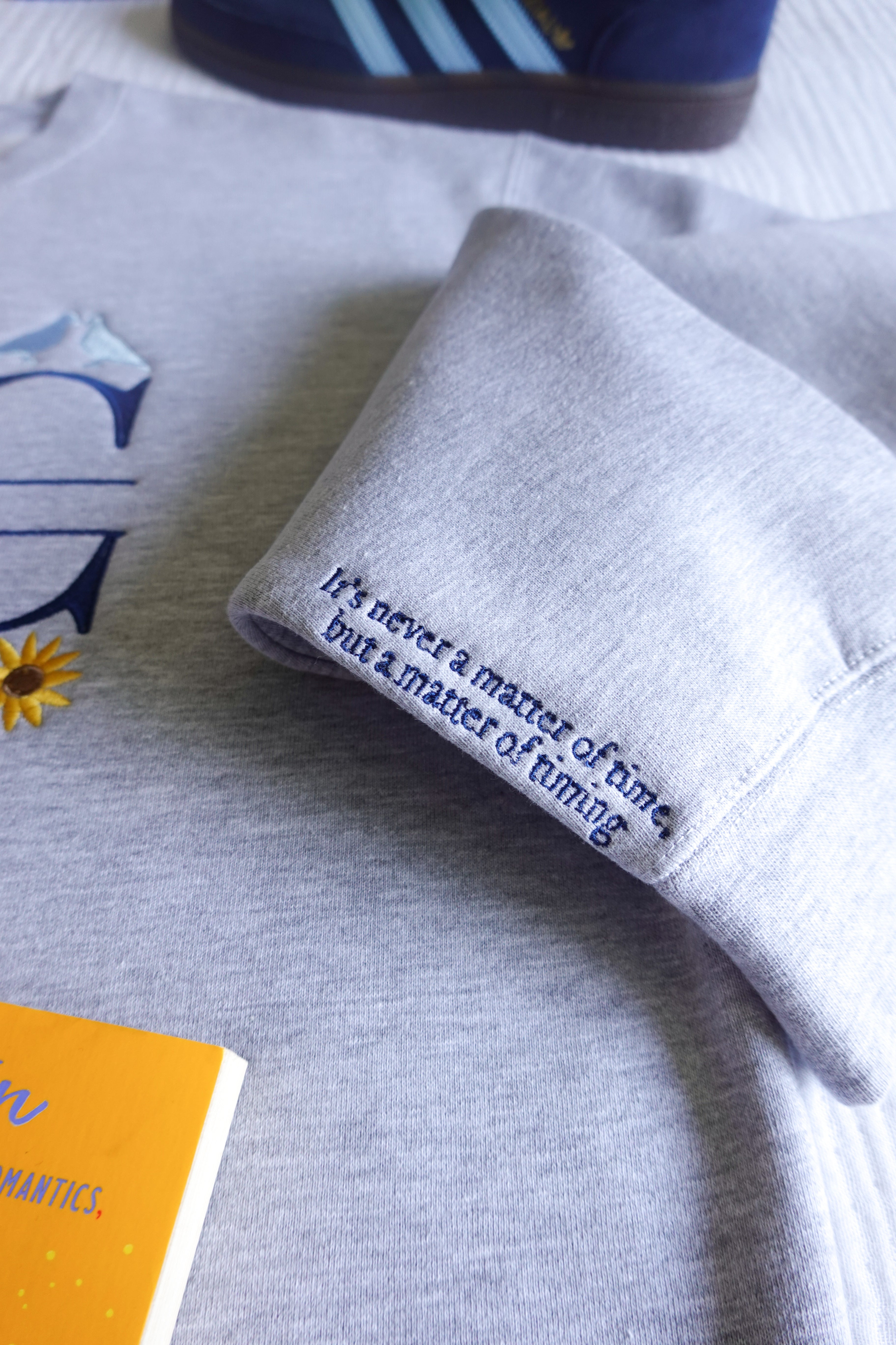 NYC Charms Embroidered Crewneck (The Seven Year Slip)