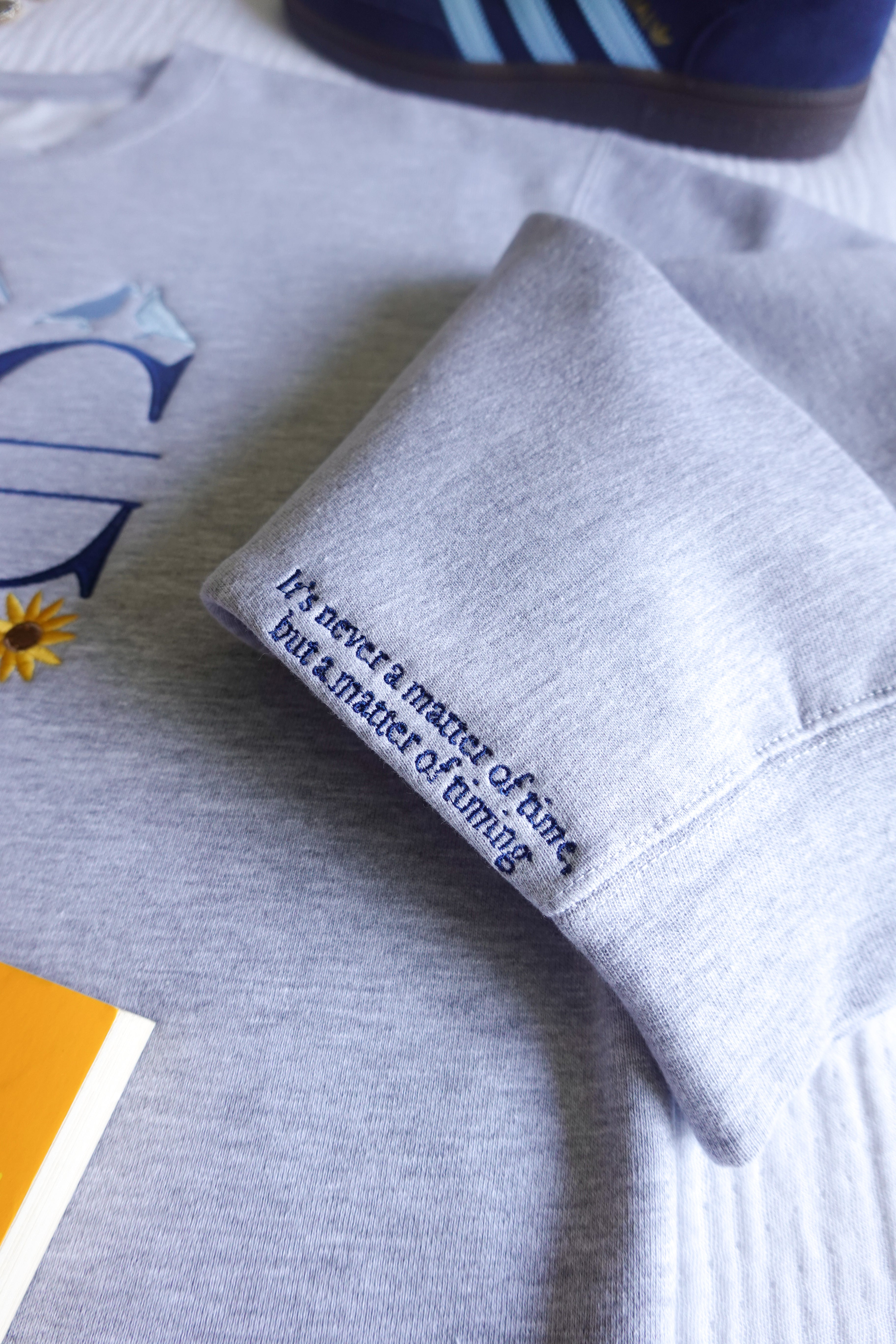 NYC Charms Embroidered Crewneck (The Seven Year Slip)
