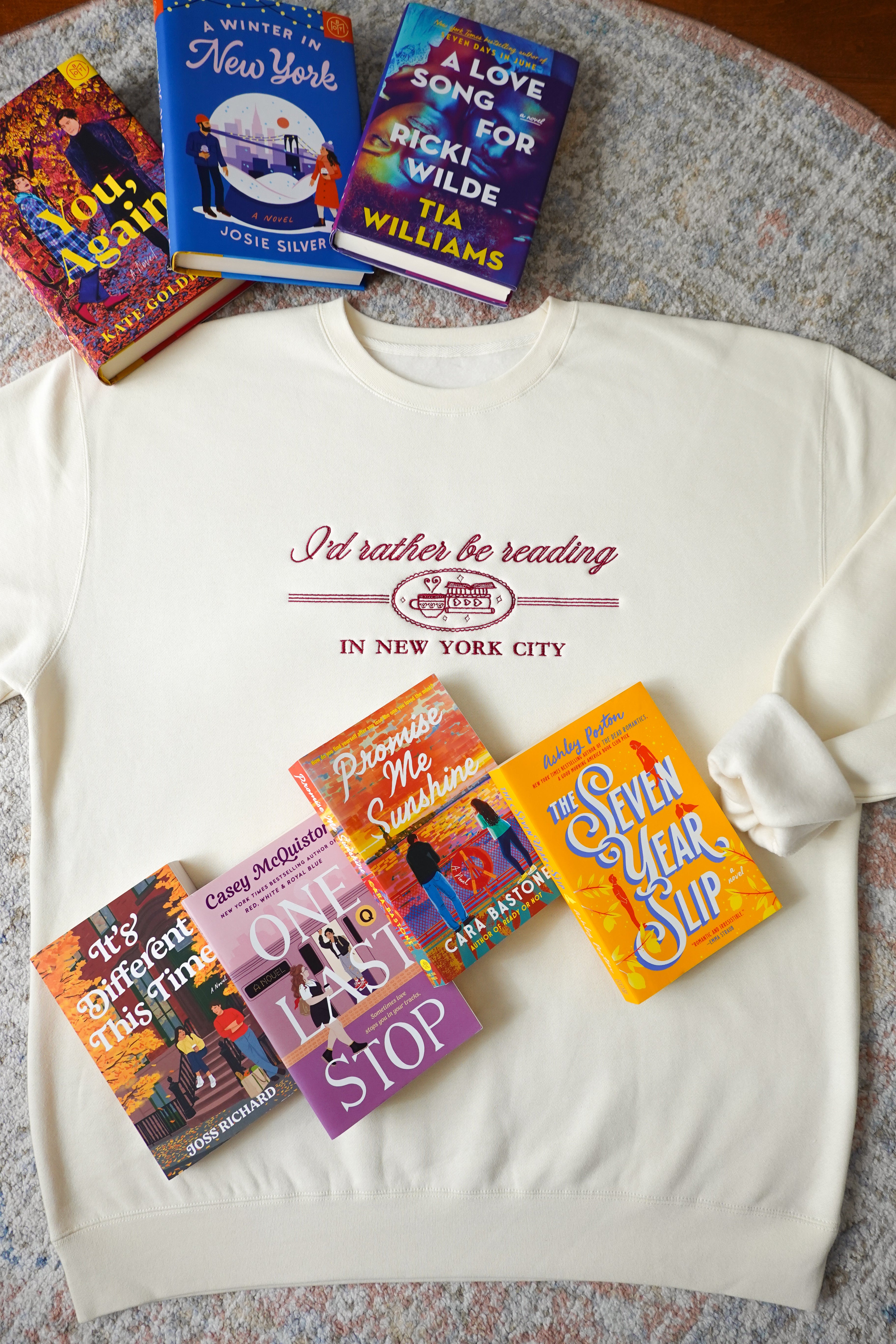 Personalized I'd Rather Be Reading Crewneck