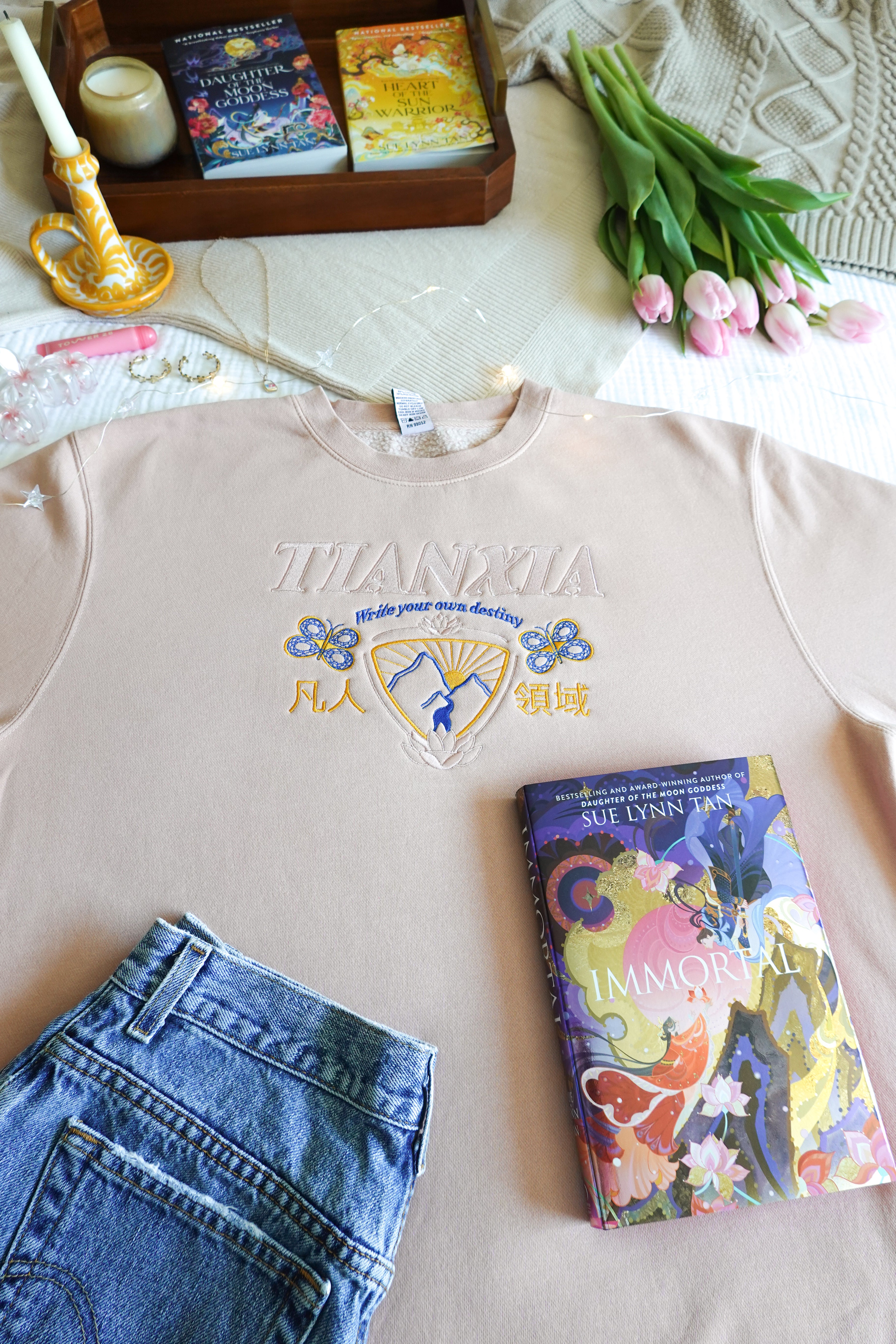 Tianxia Embroidered Crewneck (IMMORTAL)