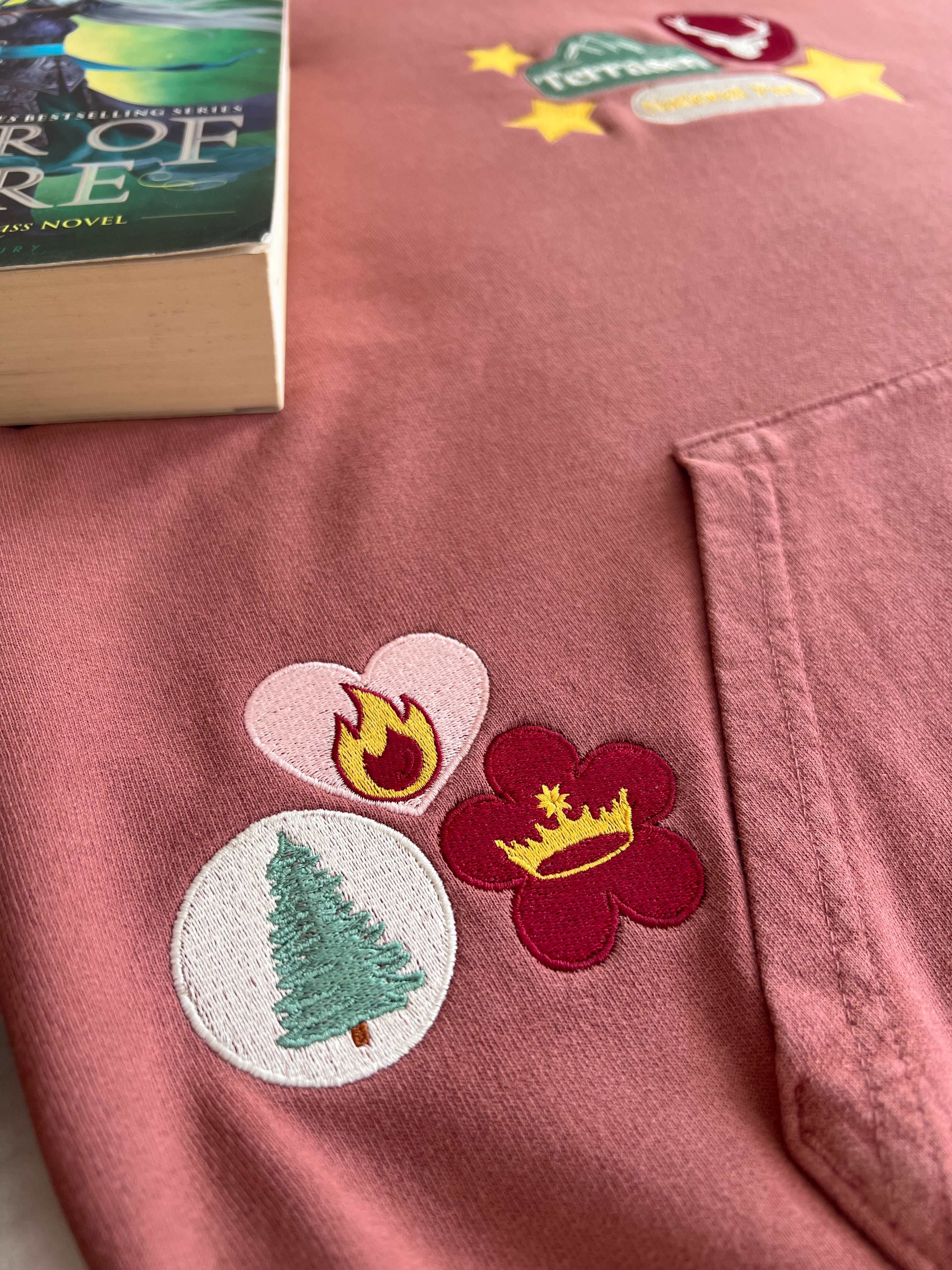 Terrasen Park Patchwork Hoodie (Throne of Glass)