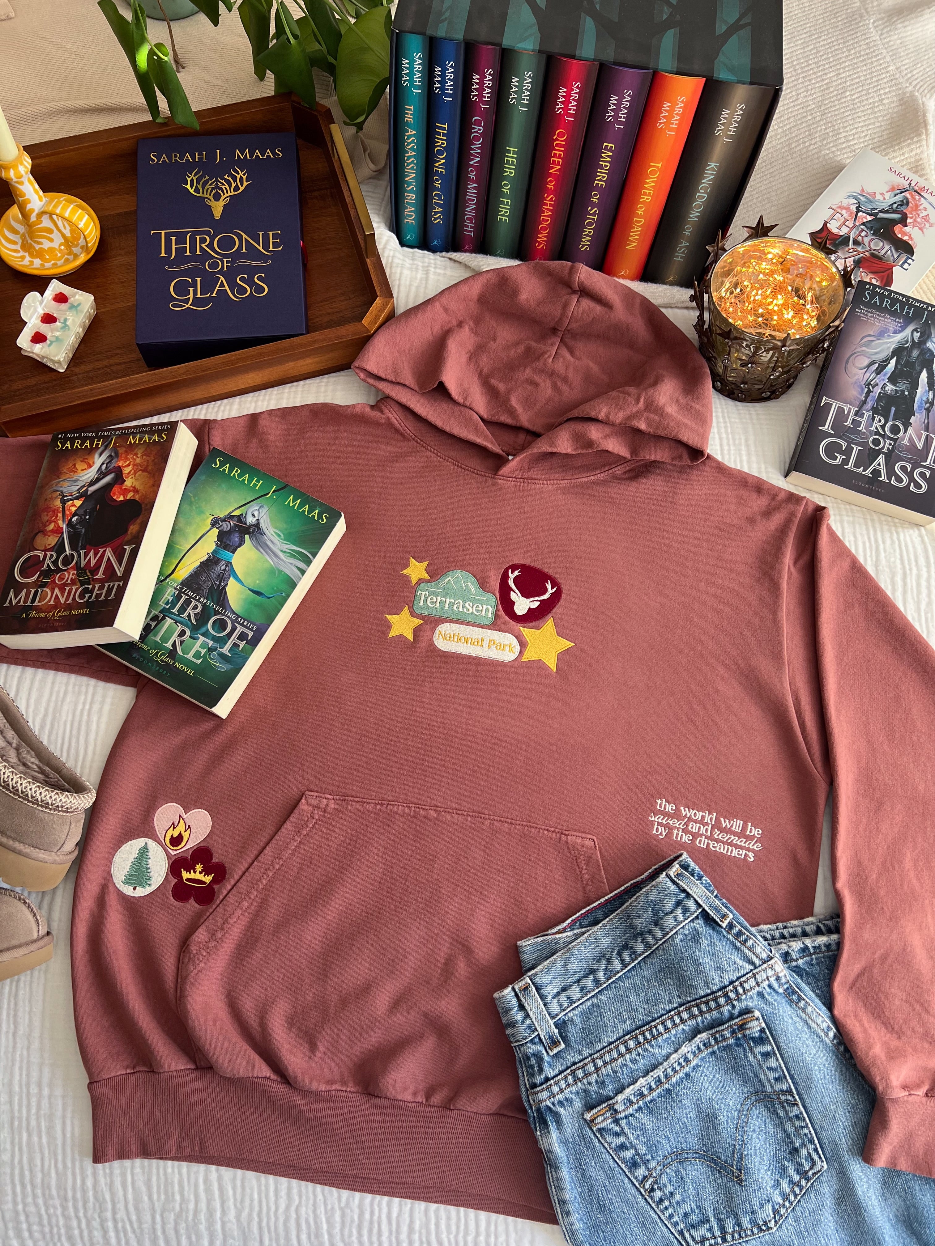 Terrasen Park Patchwork Hoodie (Throne of Glass)