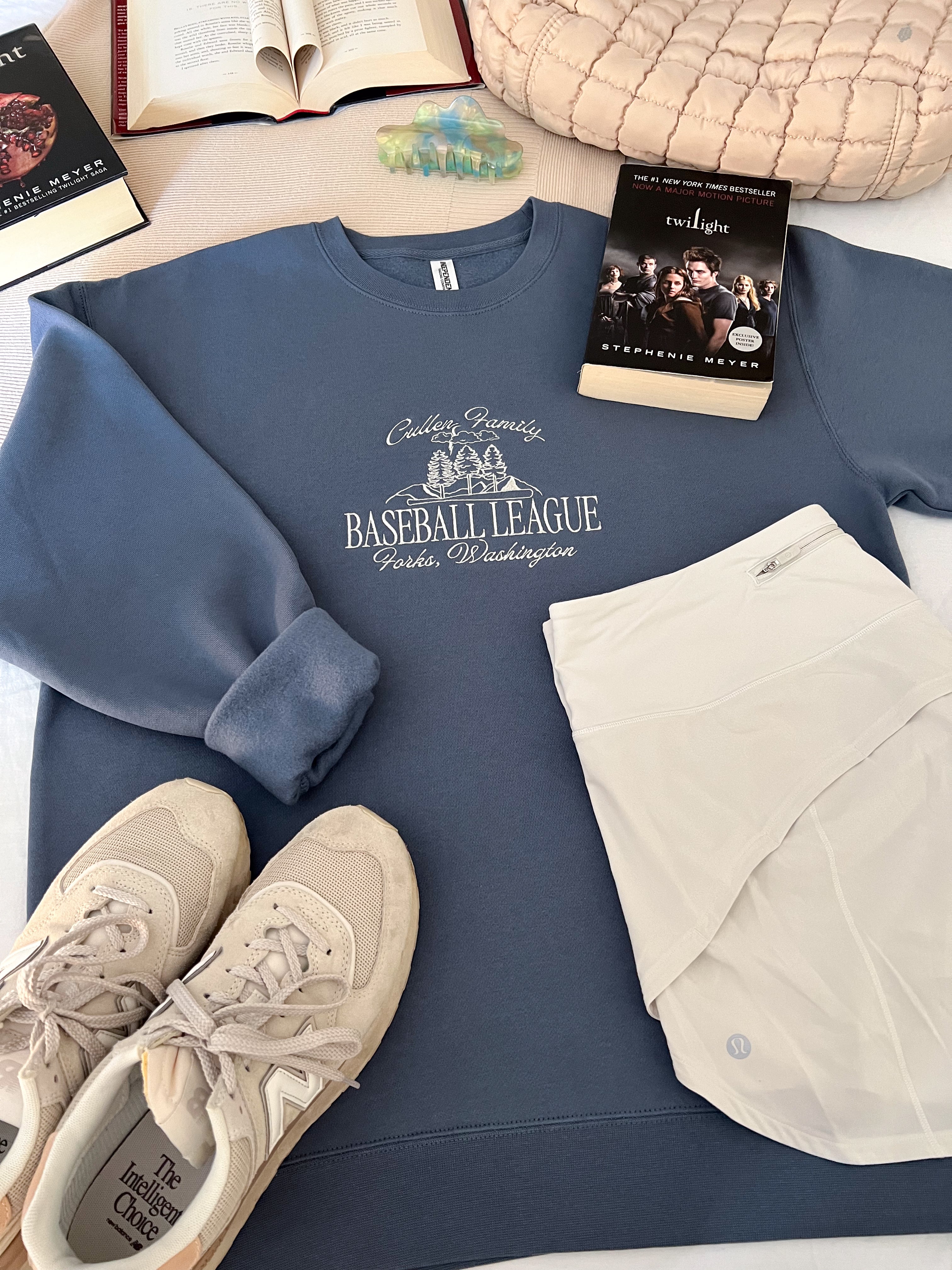 Cullen Family Baseball League Embroidered Crewneck