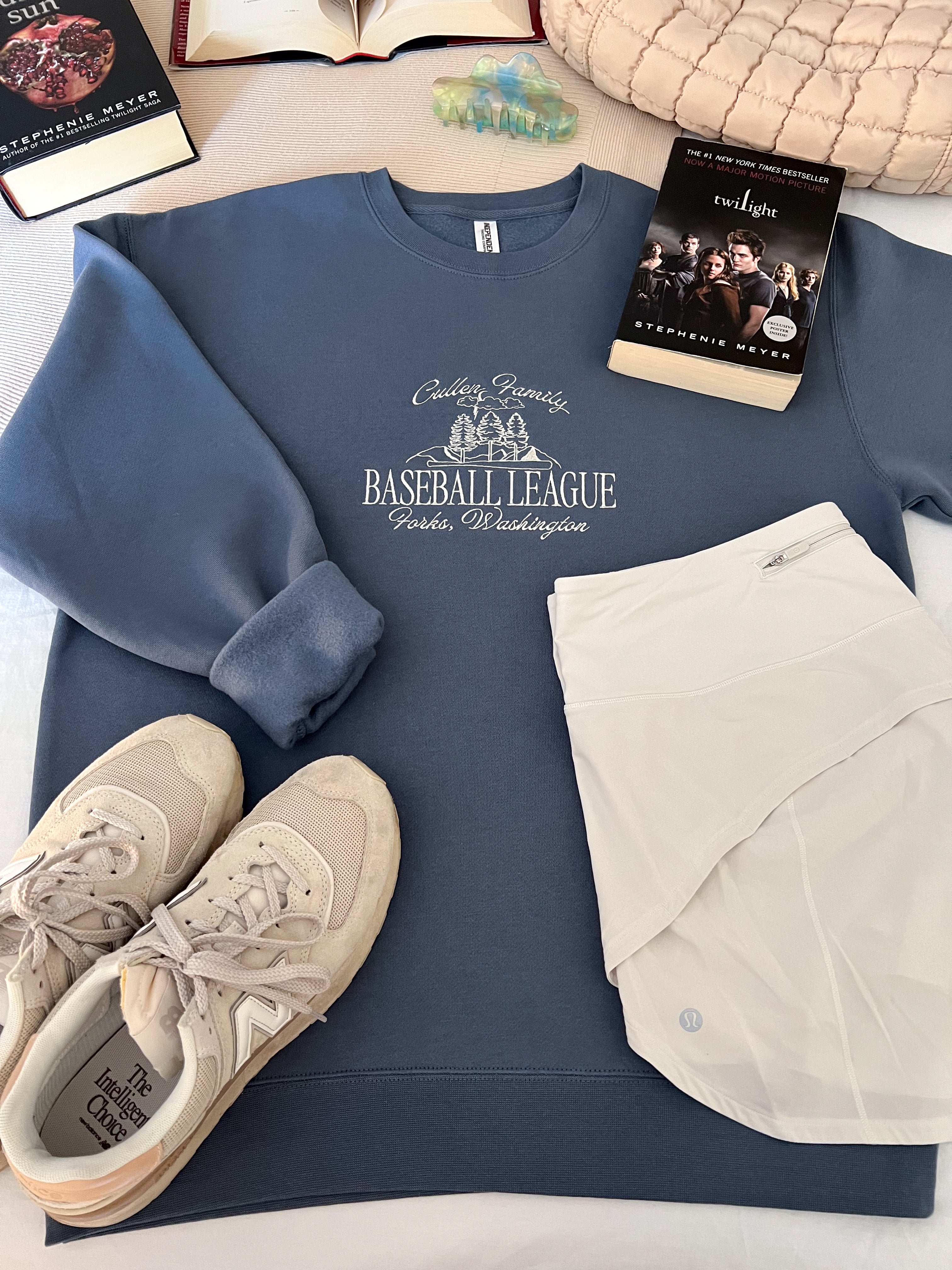 Cullen Family Baseball League Embroidered Crewneck