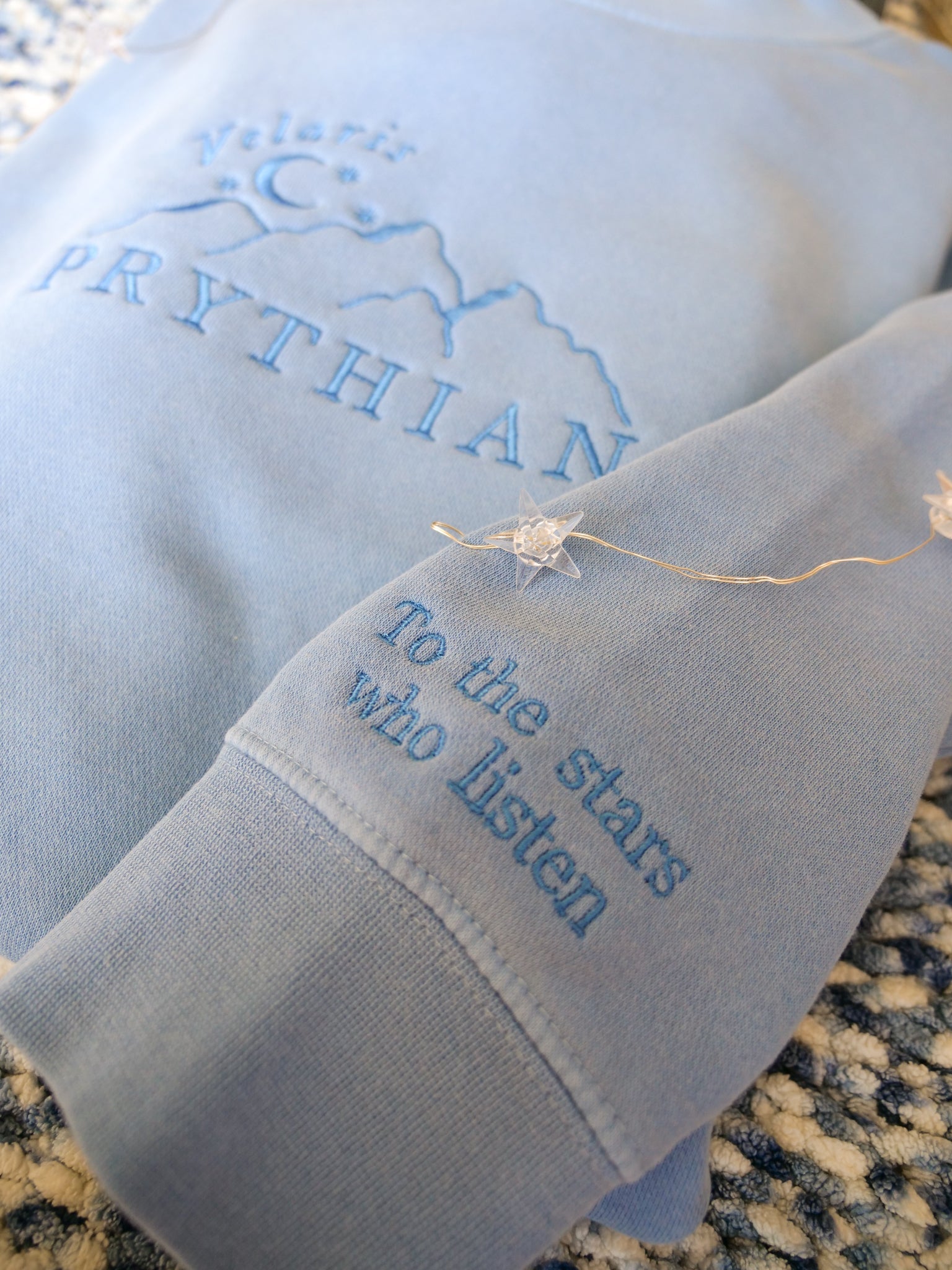 Velaris / Prythian Embroidered Crewneck (ACOTAR)