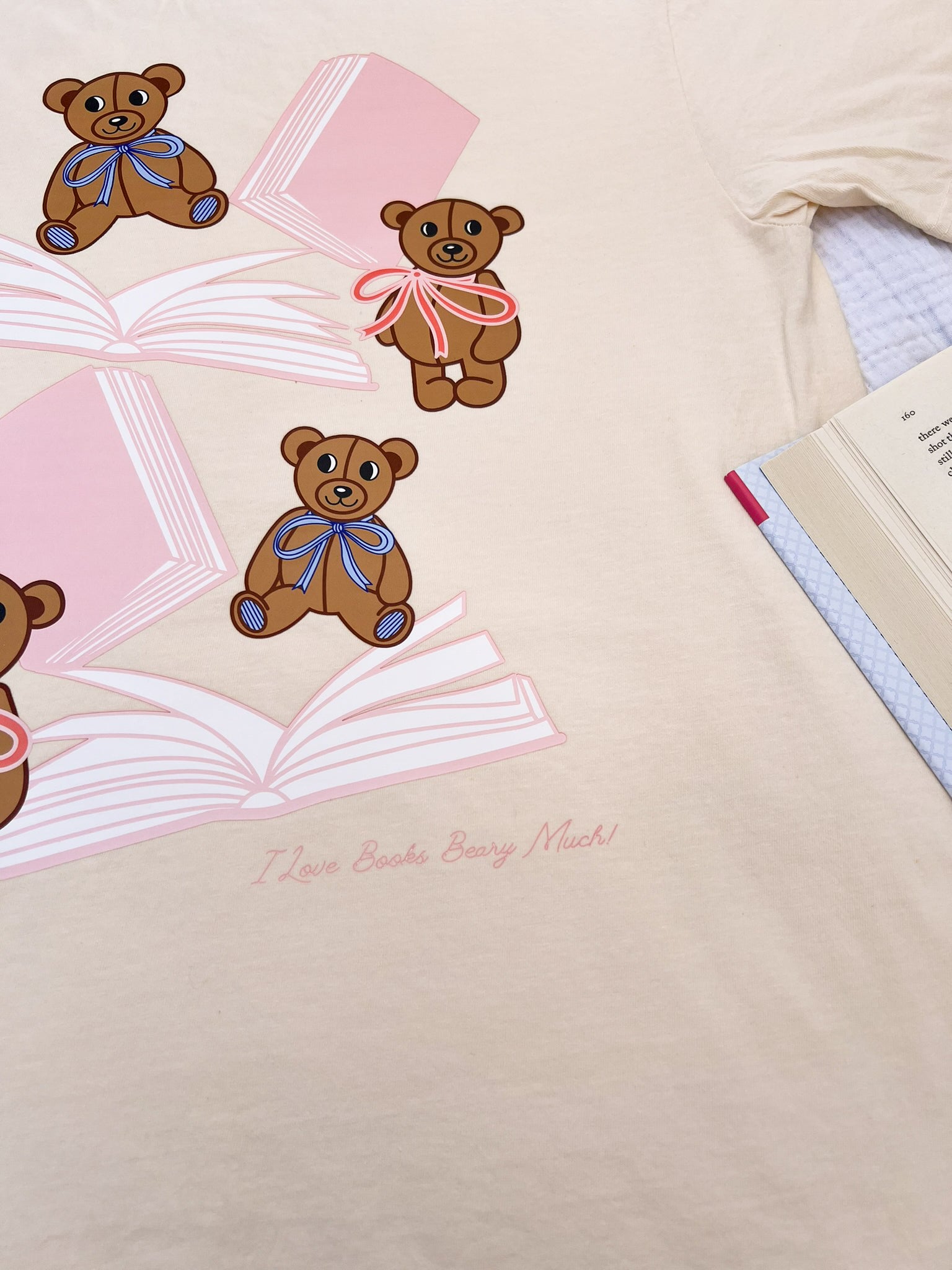 I Love Books Berry/Beary Much T-Shirt