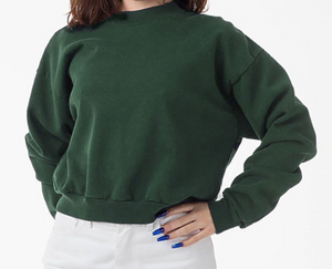 Harper Security Embroidered Cropped Crewneck