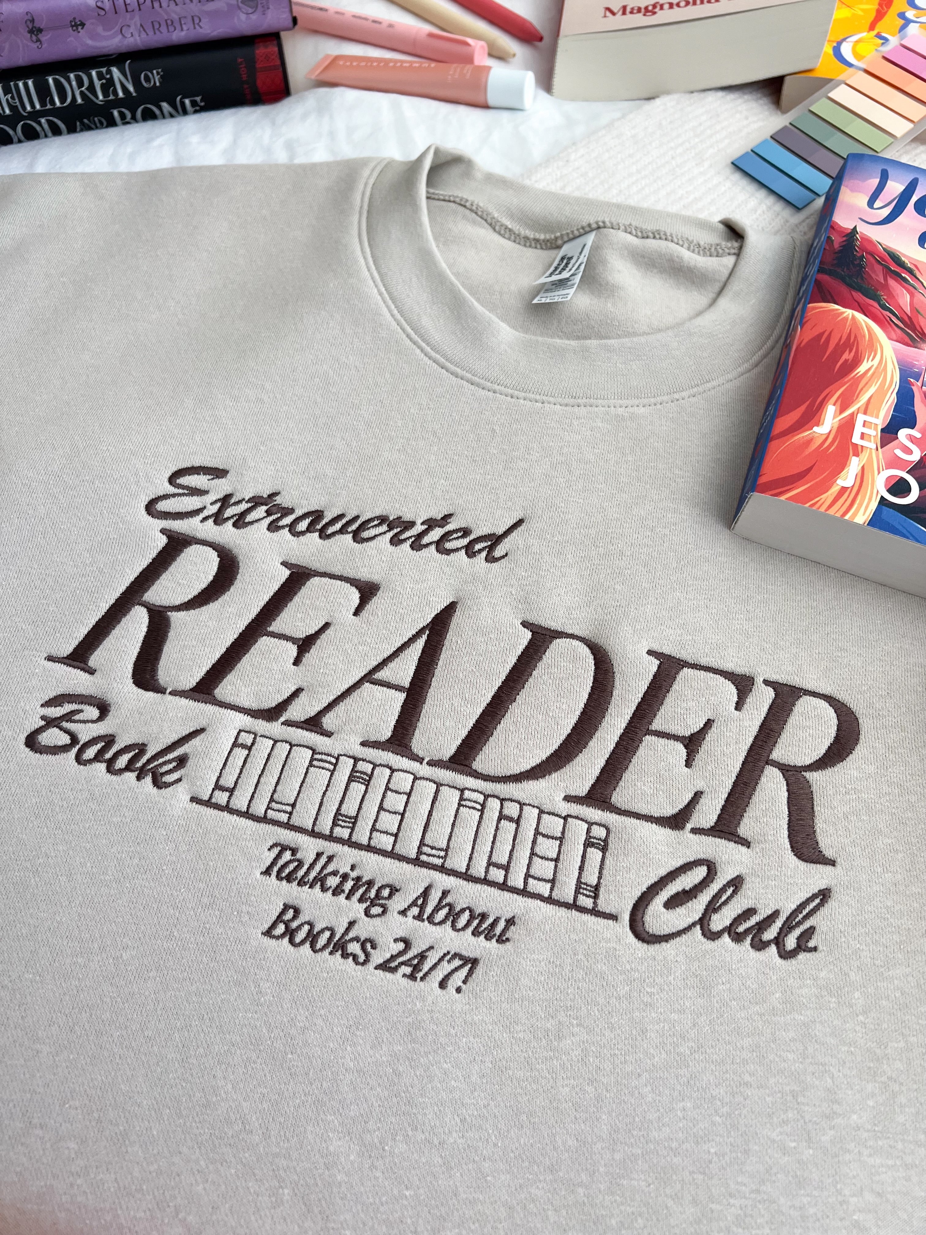Introverted / Extroverted Reader Crewneck