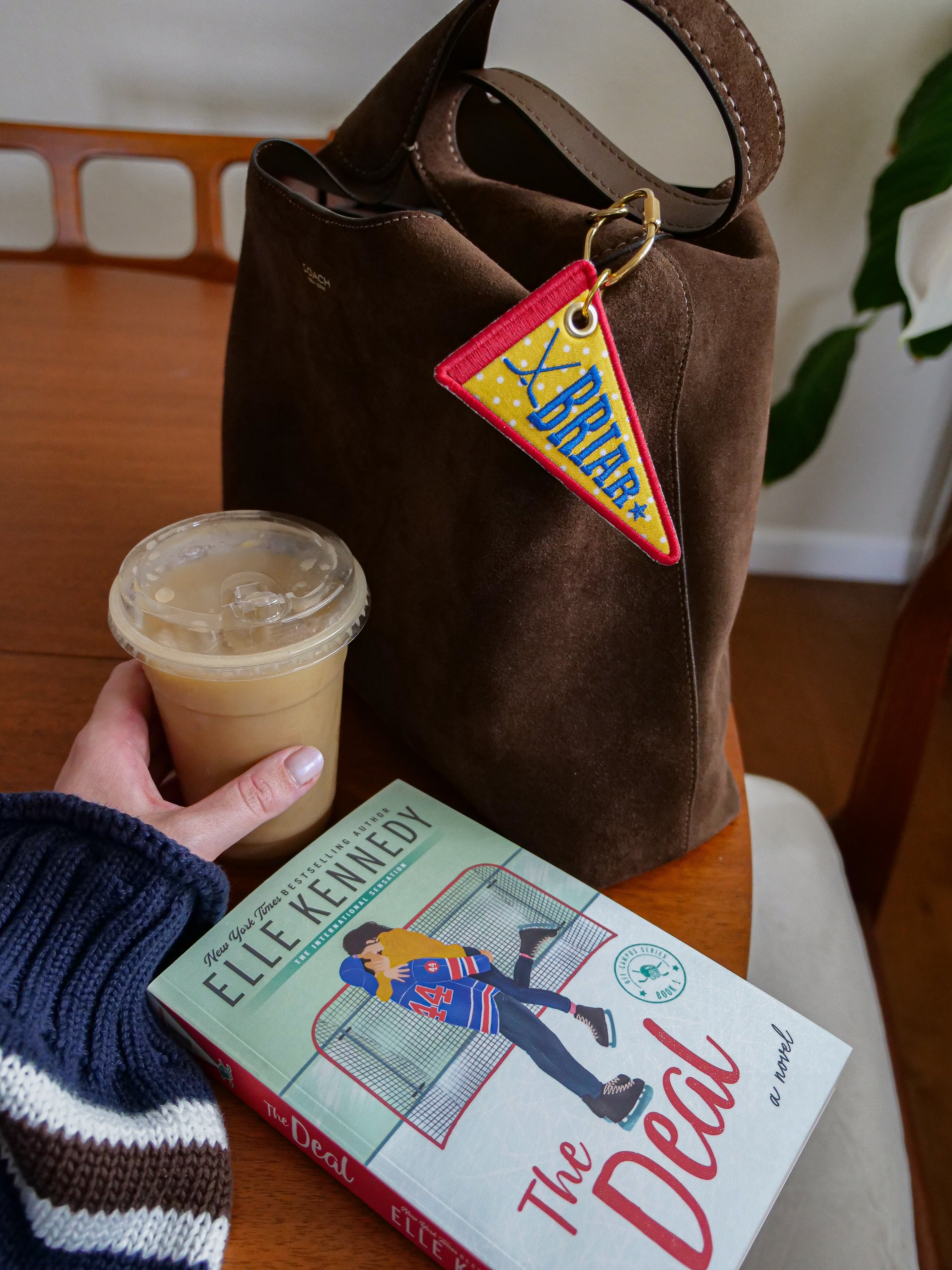 Briar U Pennant Bag Charm (Off Campus)