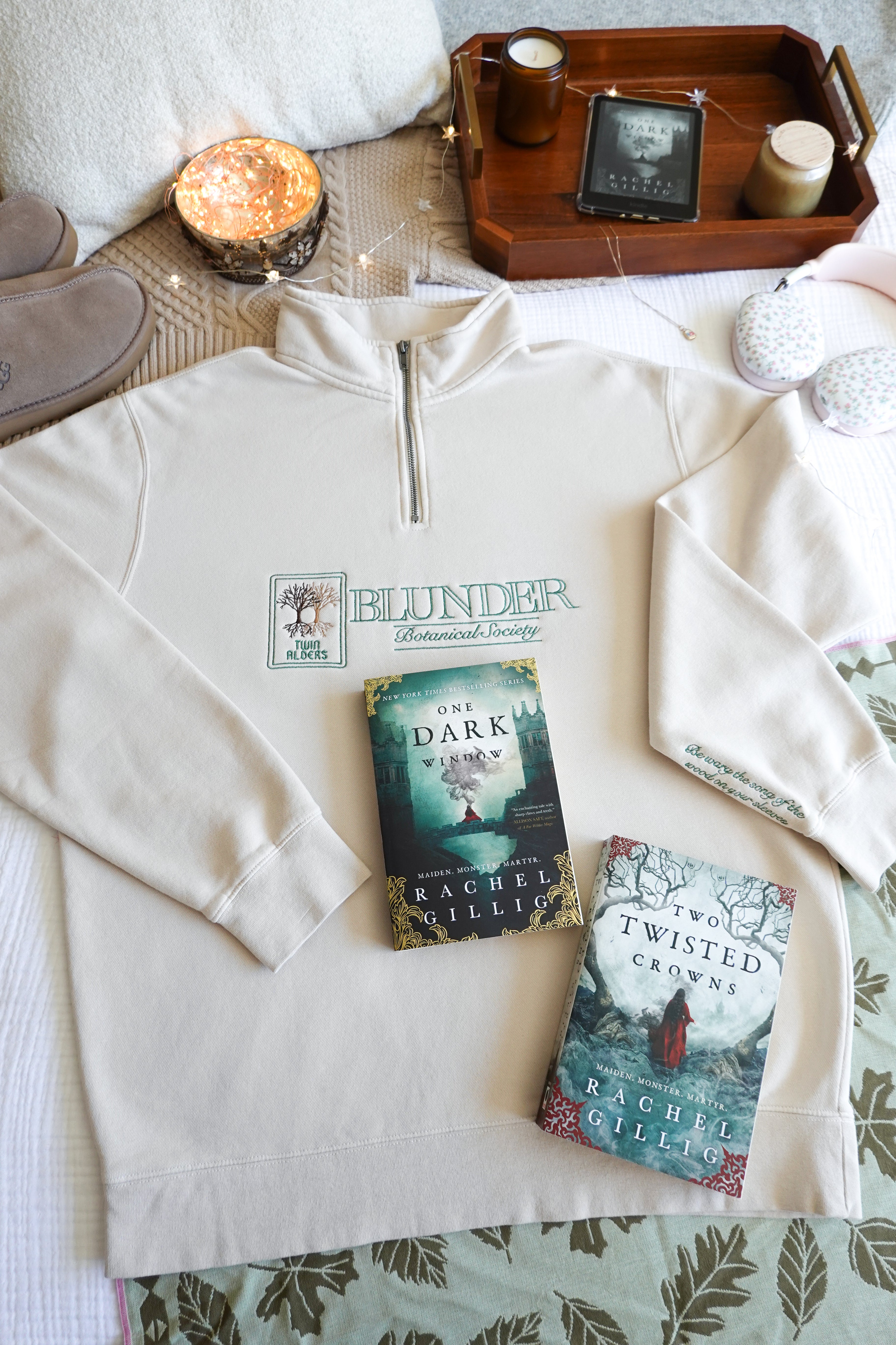 Blunder Botanical Society Quarter-Zip Sweatshirt (Shepherd King Duology)