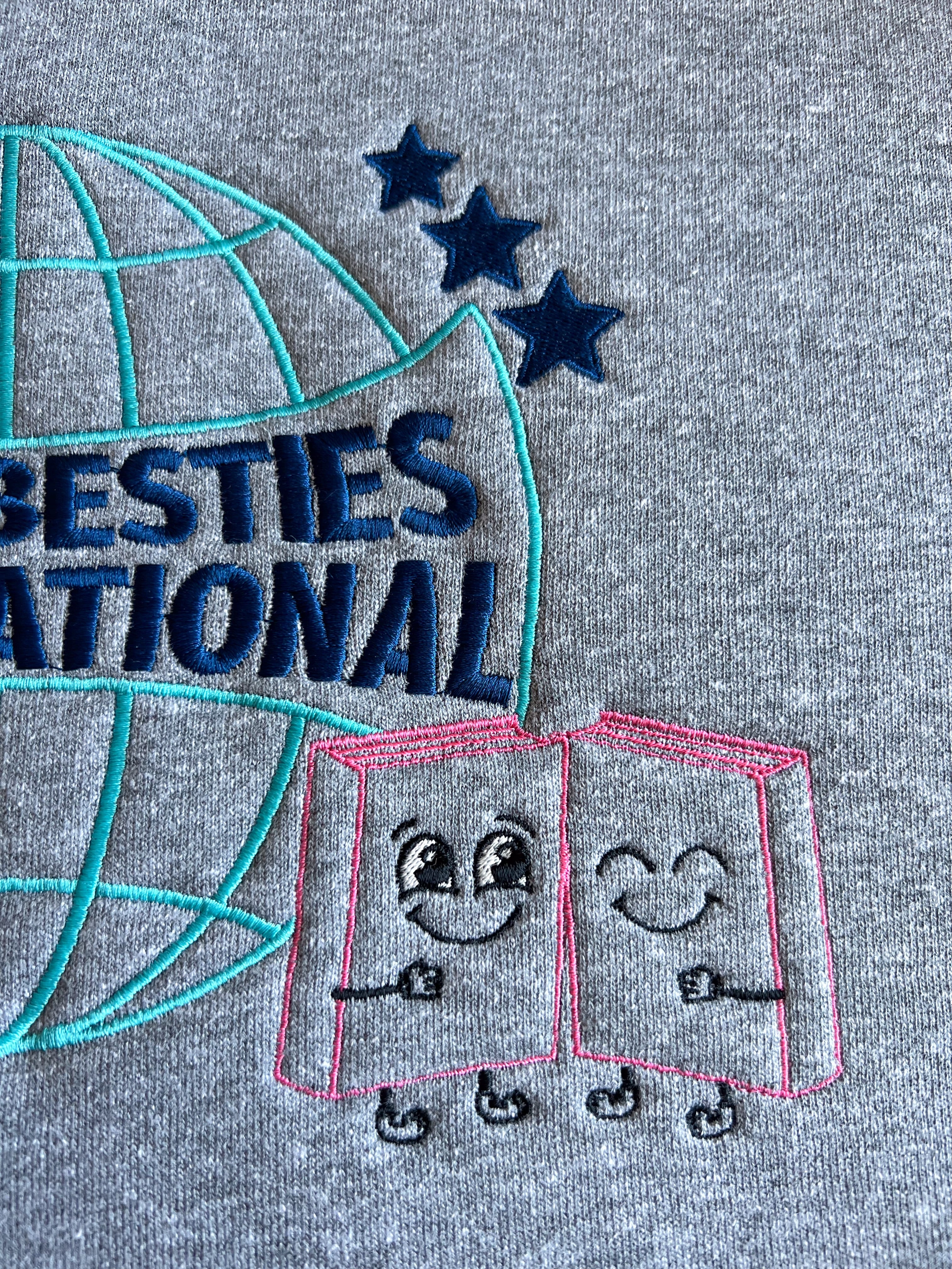 Book Besties International Embroidered Hoodie