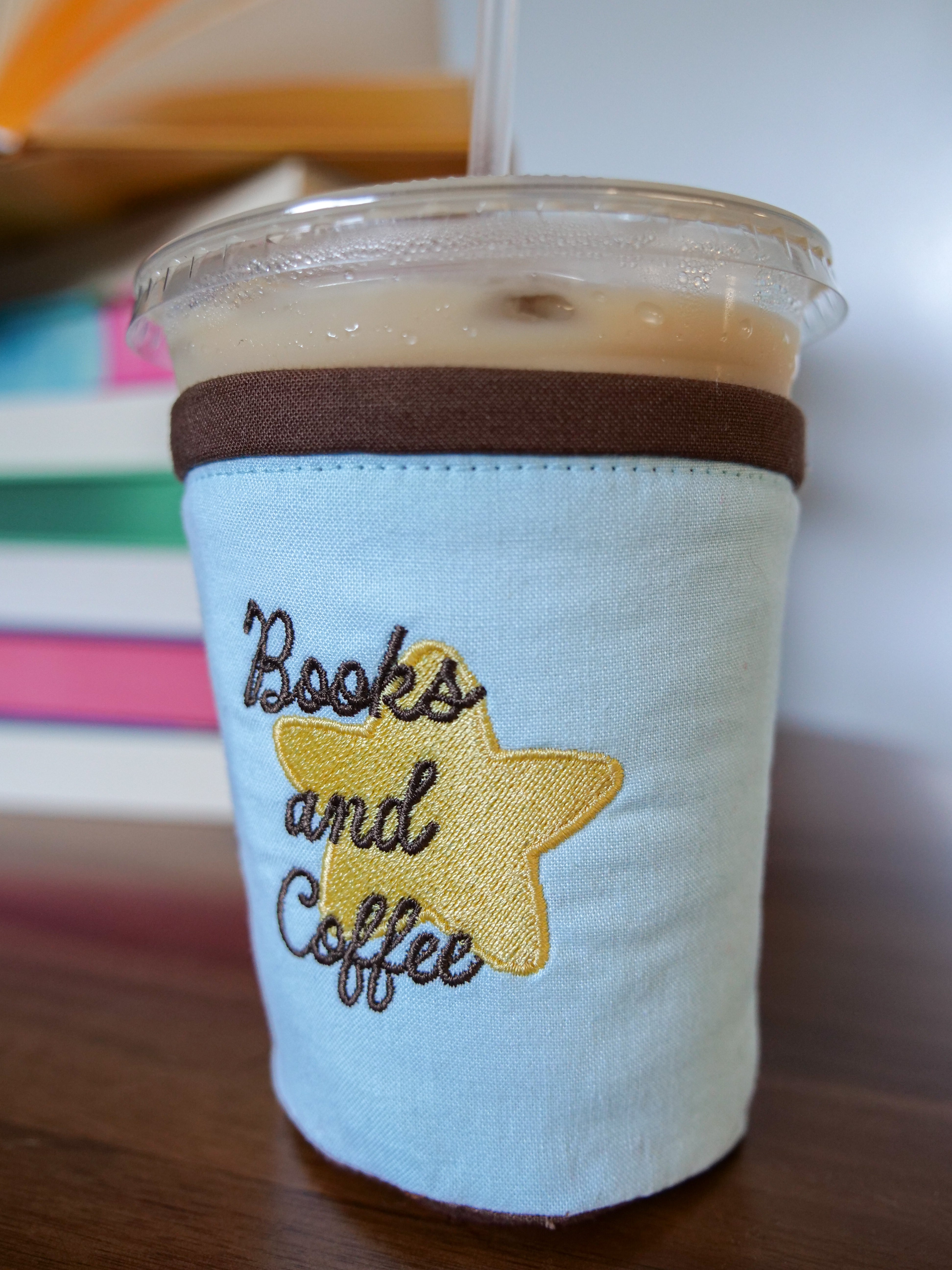 Books & Coffee Star Coozie