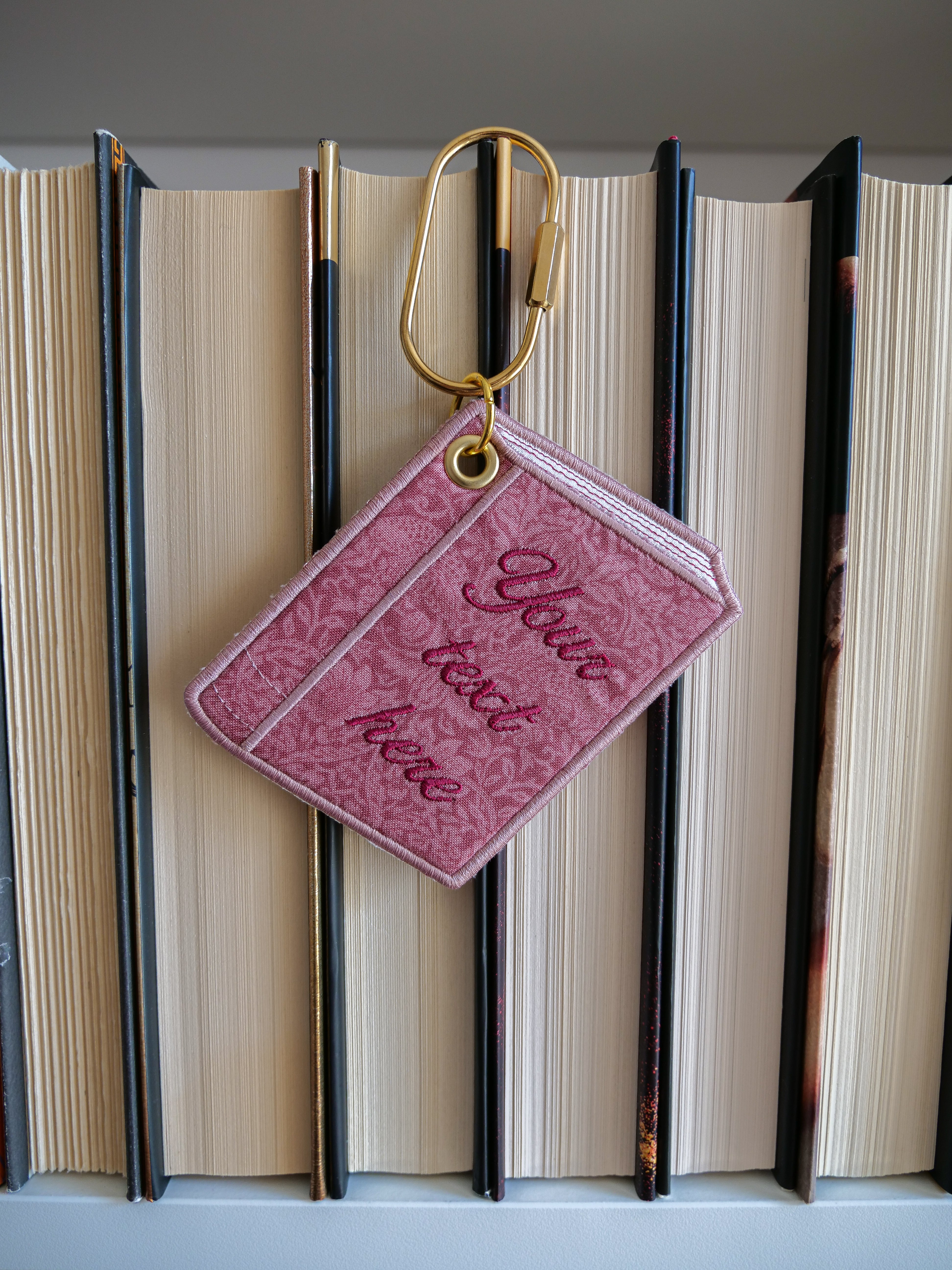 Personalized Book Bag Charms