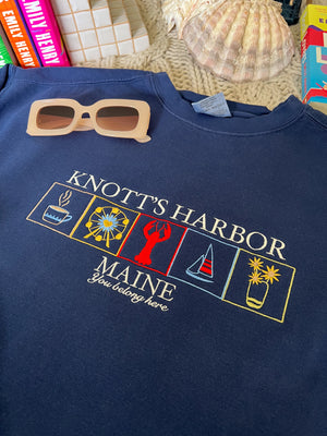 Knott's Harbor Embroidered Crewneck