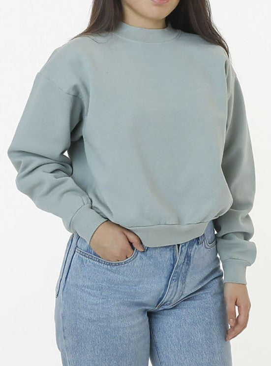 Terrasen National Park Embroidered Cropped Crewneck